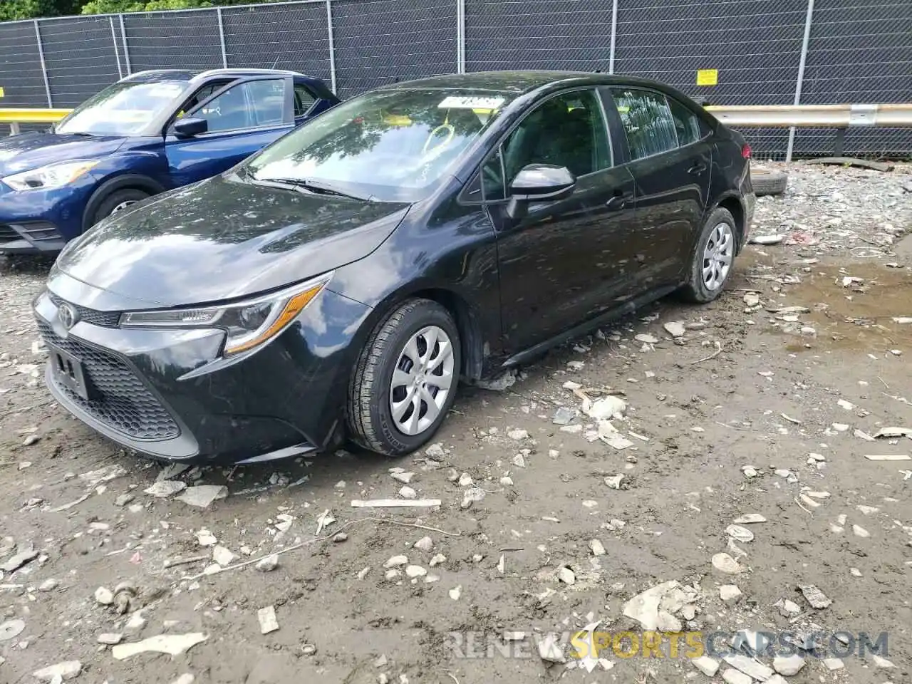 2 Photograph of a damaged car 5YFEPRAE1LP103129 TOYOTA COROLLA 2020