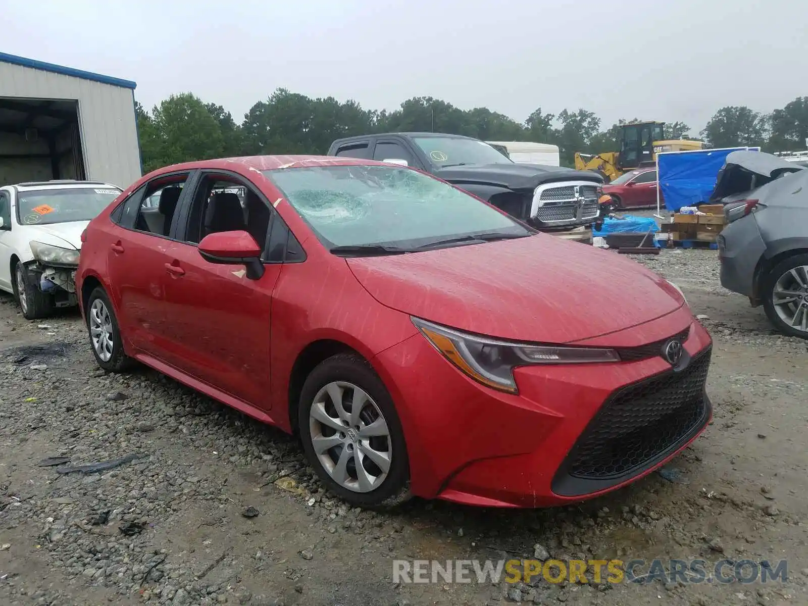 1 Photograph of a damaged car 5YFEPRAE1LP103132 TOYOTA COROLLA 2020