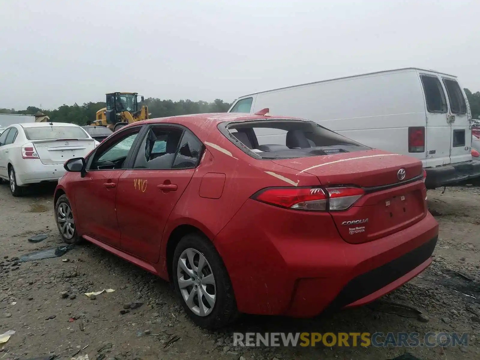 3 Photograph of a damaged car 5YFEPRAE1LP103132 TOYOTA COROLLA 2020