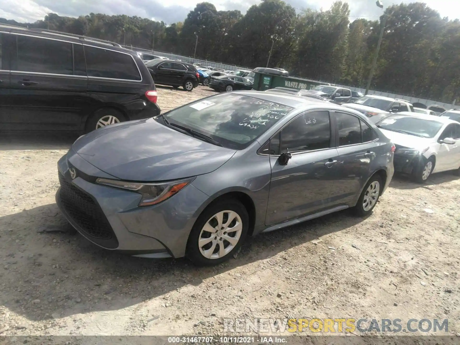 2 Photograph of a damaged car 5YFEPRAE1LP103664 TOYOTA COROLLA 2020