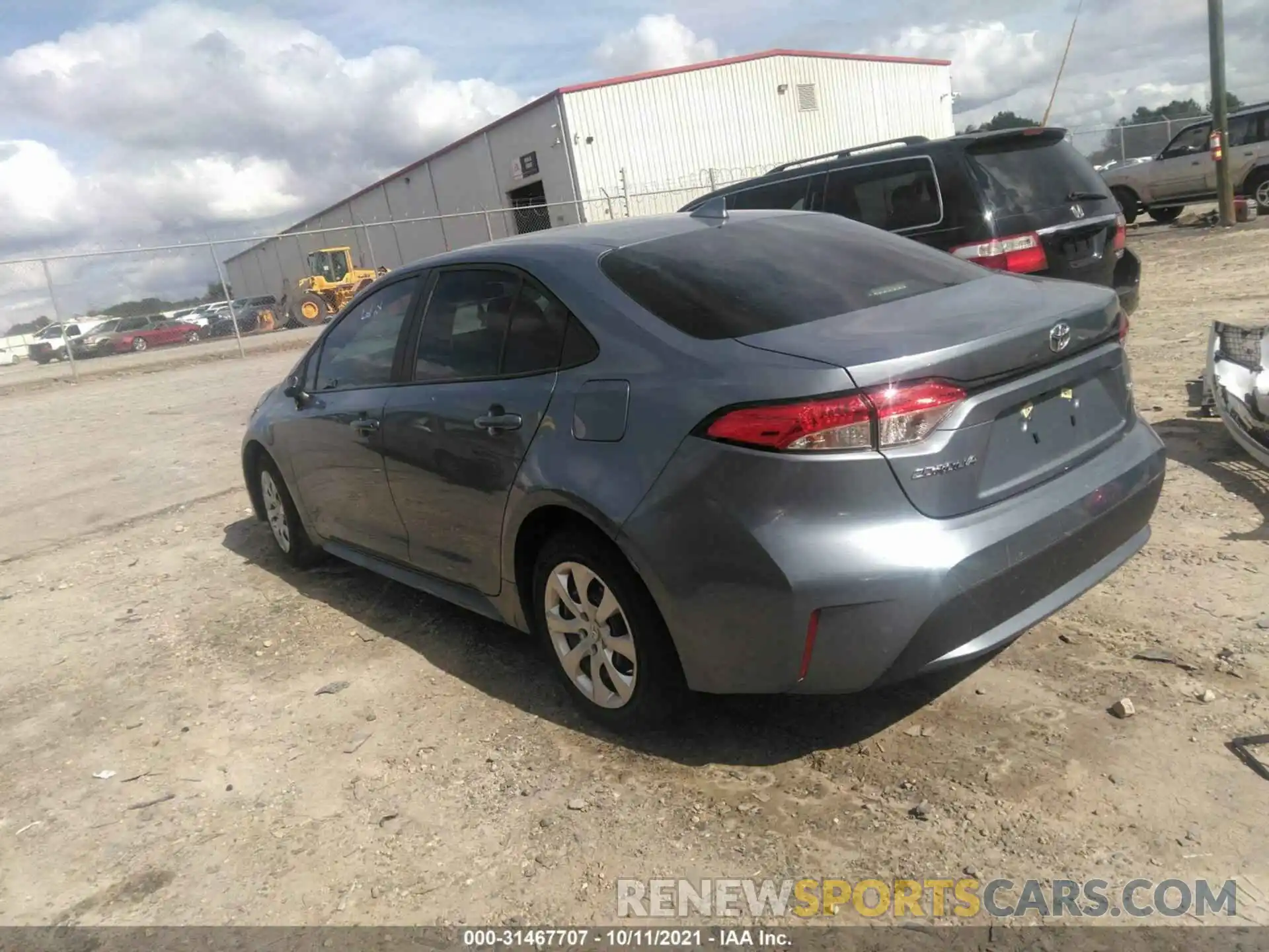 3 Photograph of a damaged car 5YFEPRAE1LP103664 TOYOTA COROLLA 2020