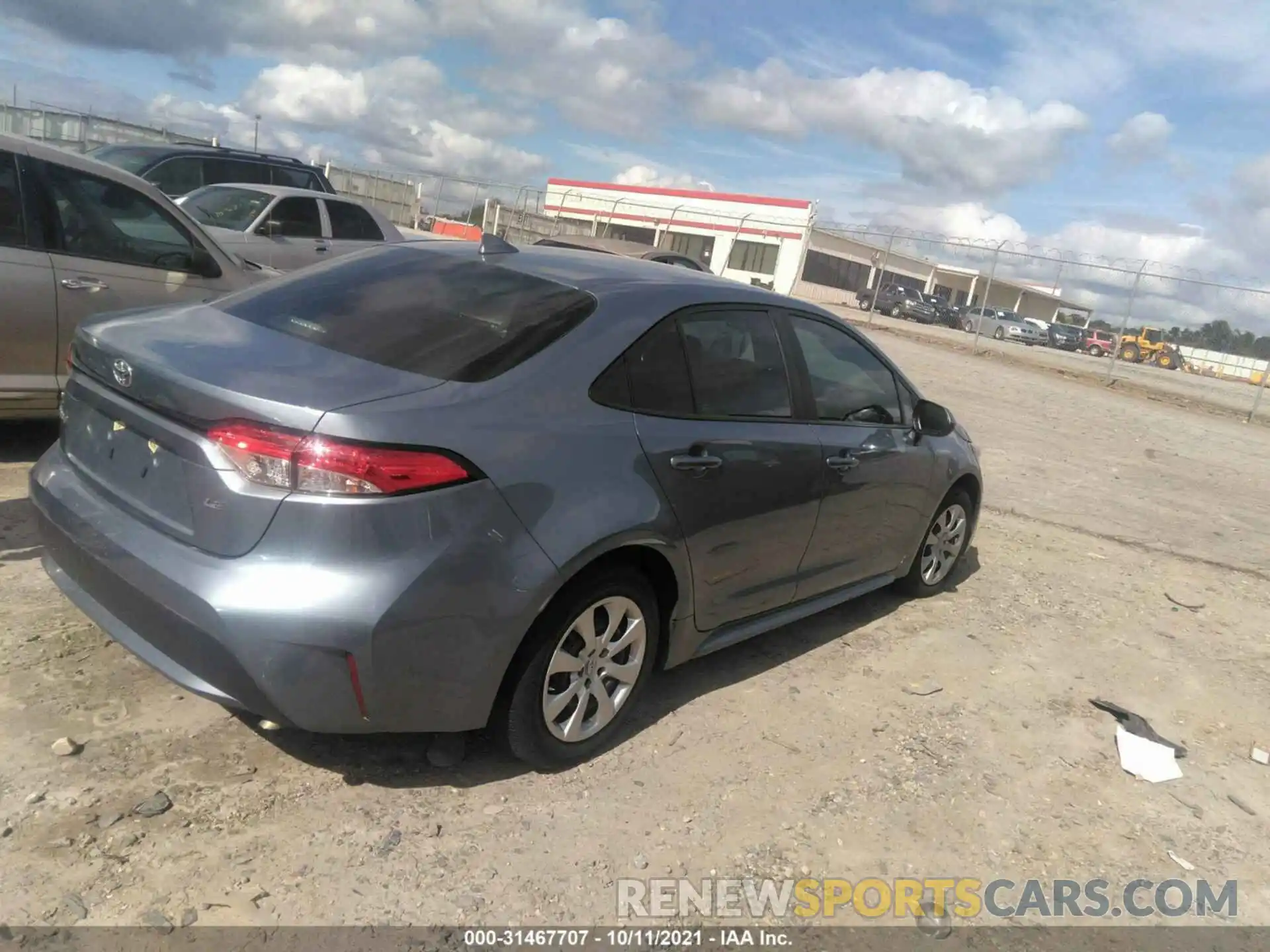 4 Photograph of a damaged car 5YFEPRAE1LP103664 TOYOTA COROLLA 2020