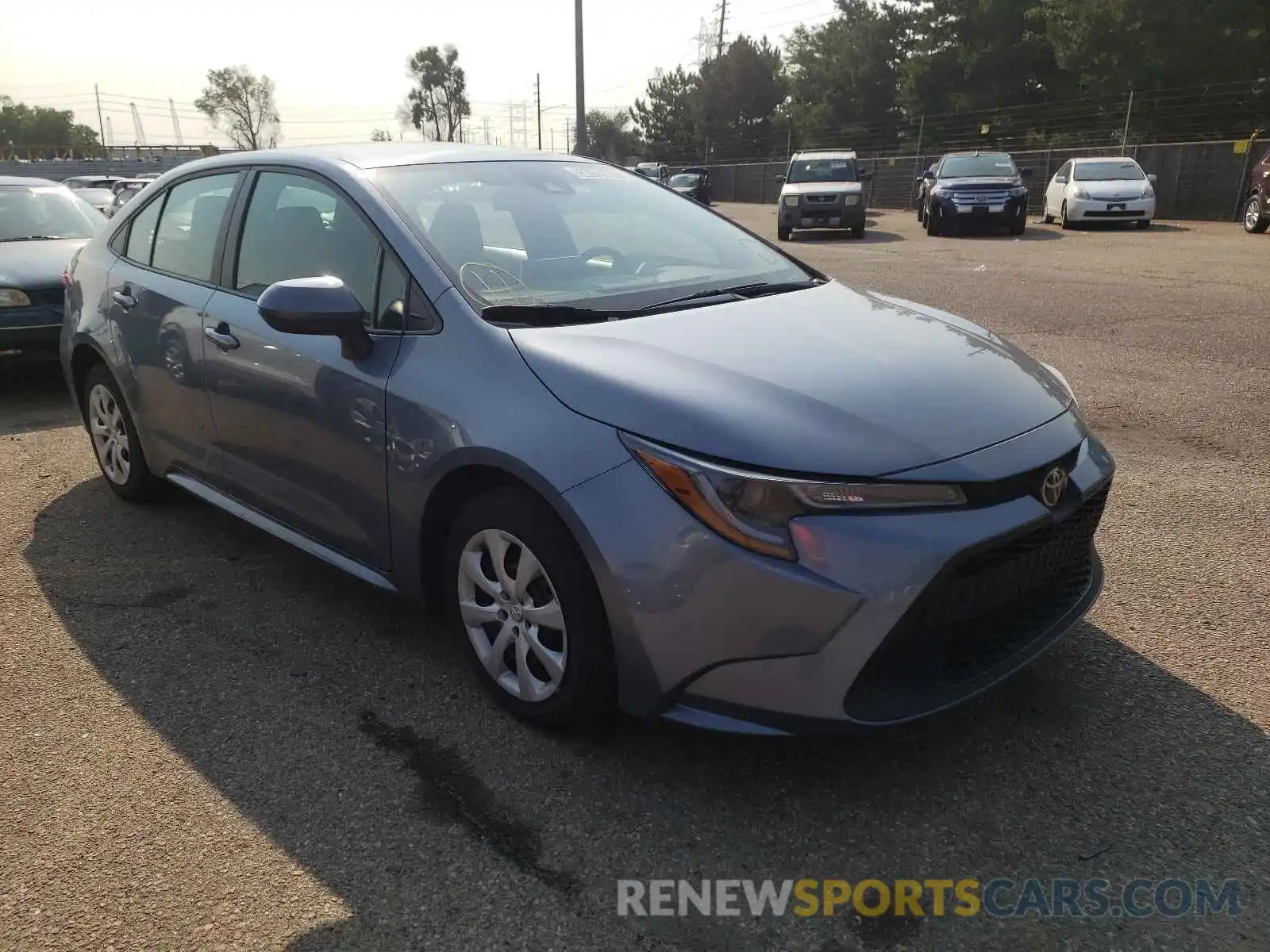 1 Photograph of a damaged car 5YFEPRAE1LP104846 TOYOTA COROLLA 2020