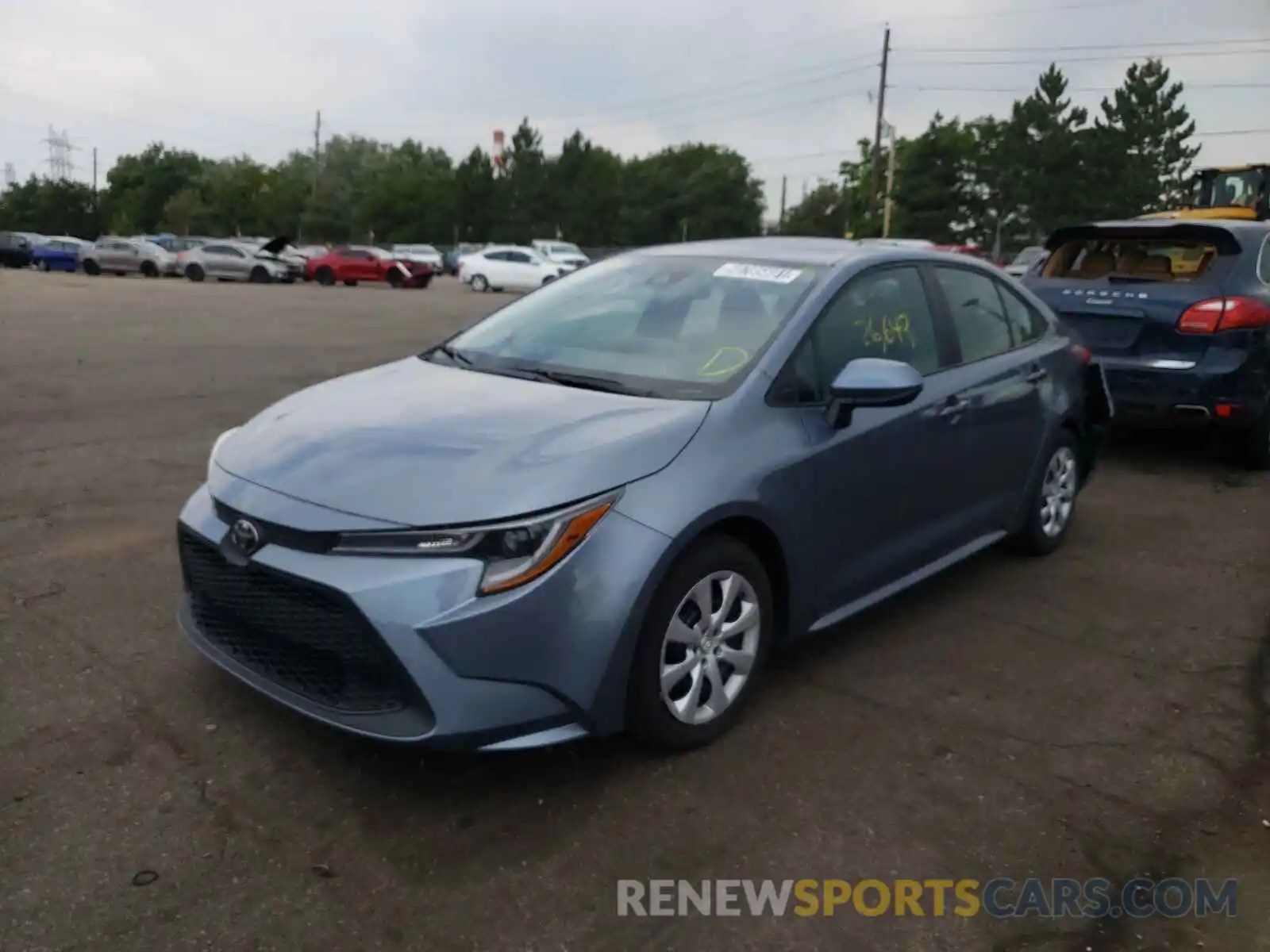 2 Photograph of a damaged car 5YFEPRAE1LP104846 TOYOTA COROLLA 2020