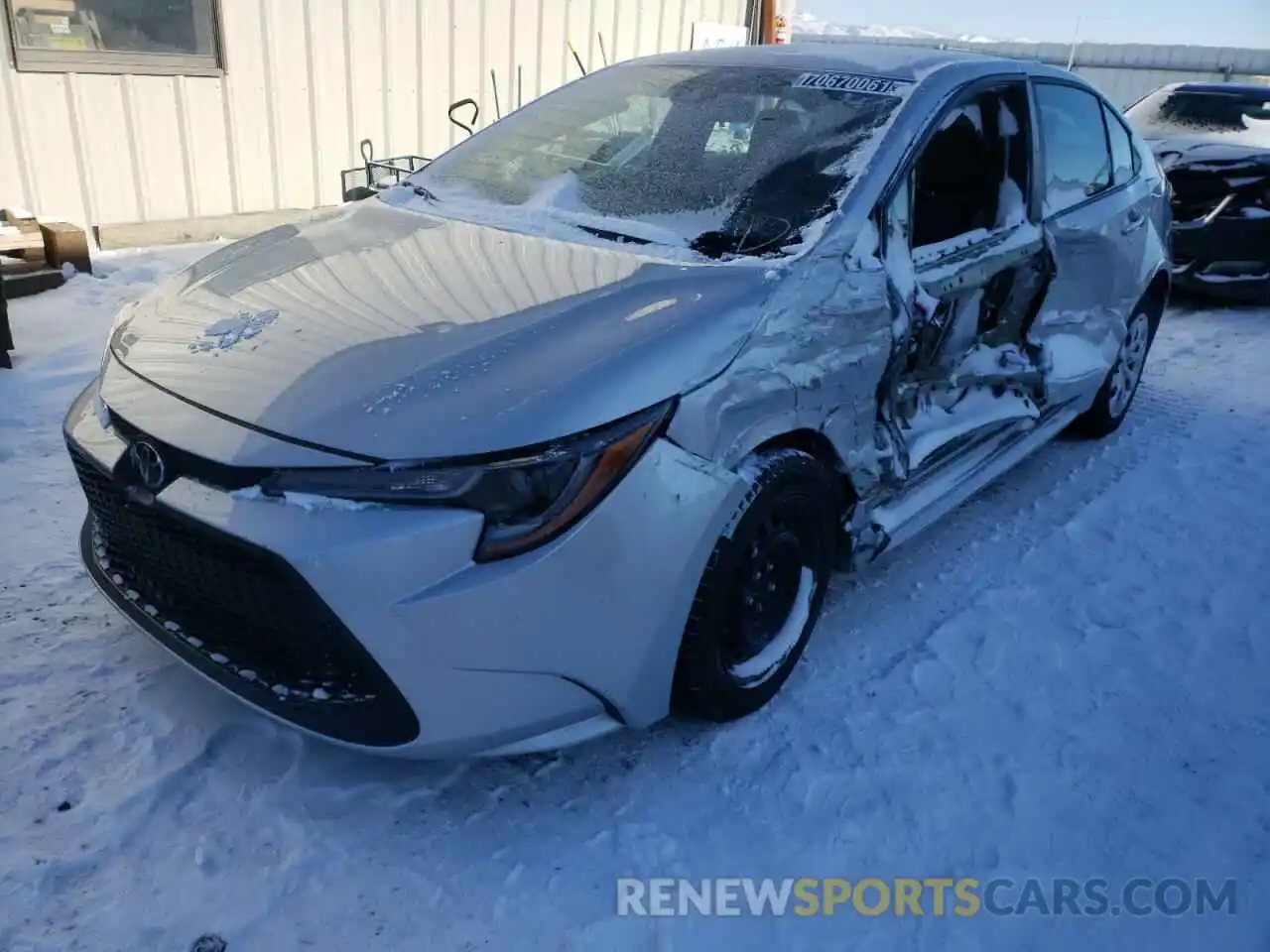 2 Photograph of a damaged car 5YFEPRAE1LP105625 TOYOTA COROLLA 2020