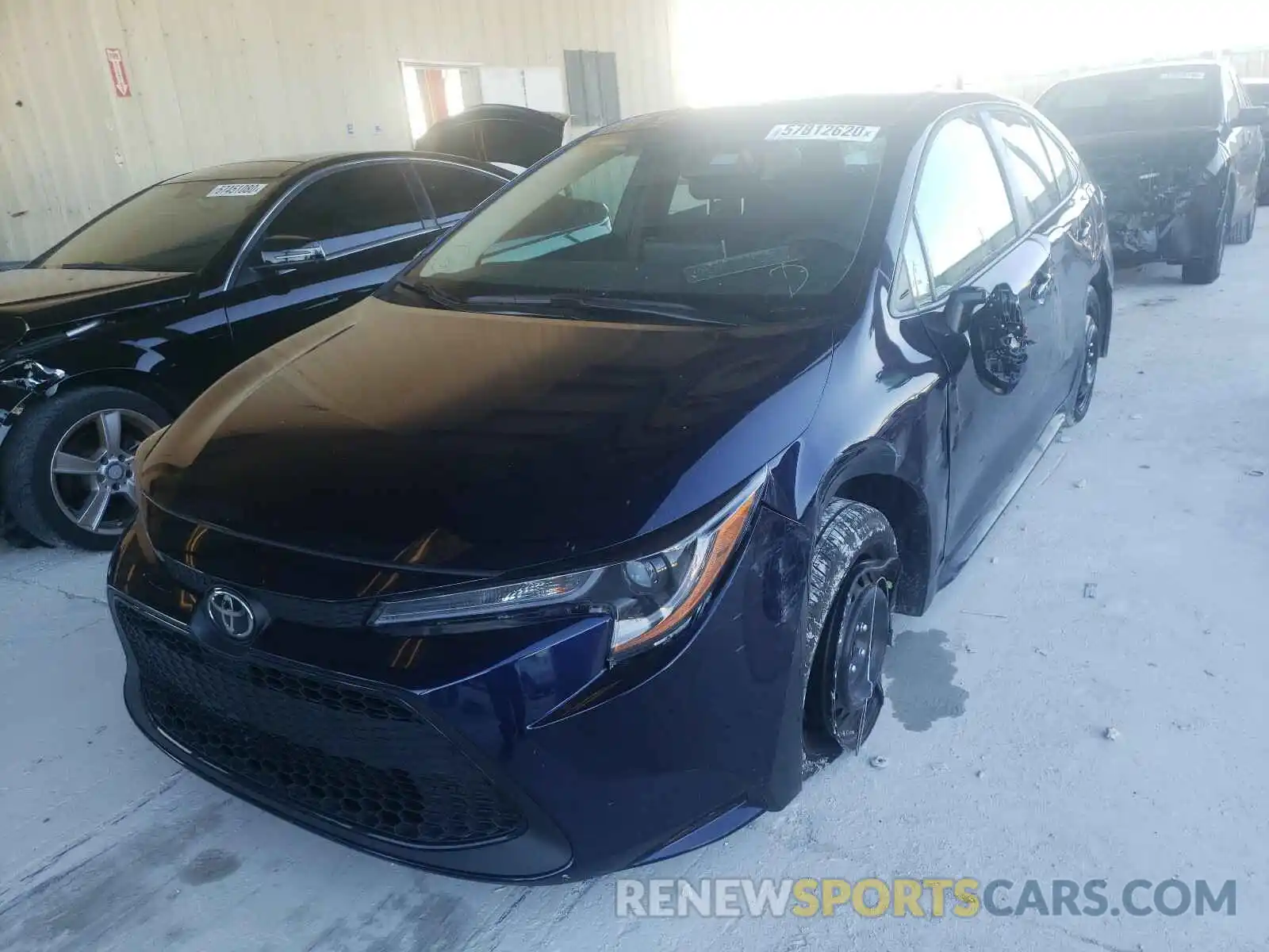 2 Photograph of a damaged car 5YFEPRAE1LP105754 TOYOTA COROLLA 2020