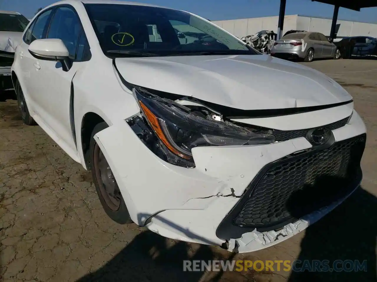 9 Photograph of a damaged car 5YFEPRAE1LP105799 TOYOTA COROLLA 2020