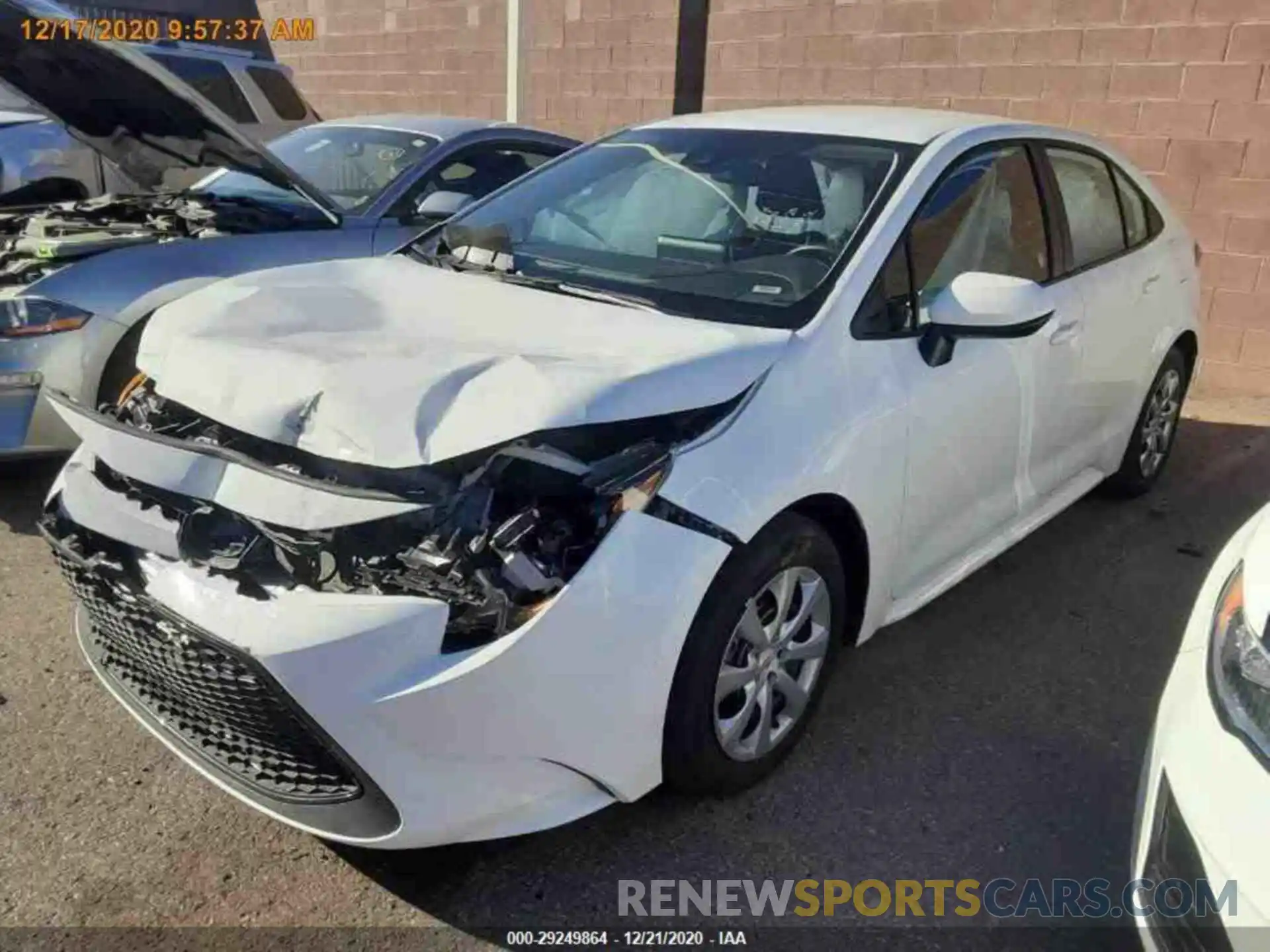 13 Photograph of a damaged car 5YFEPRAE1LP105902 TOYOTA COROLLA 2020