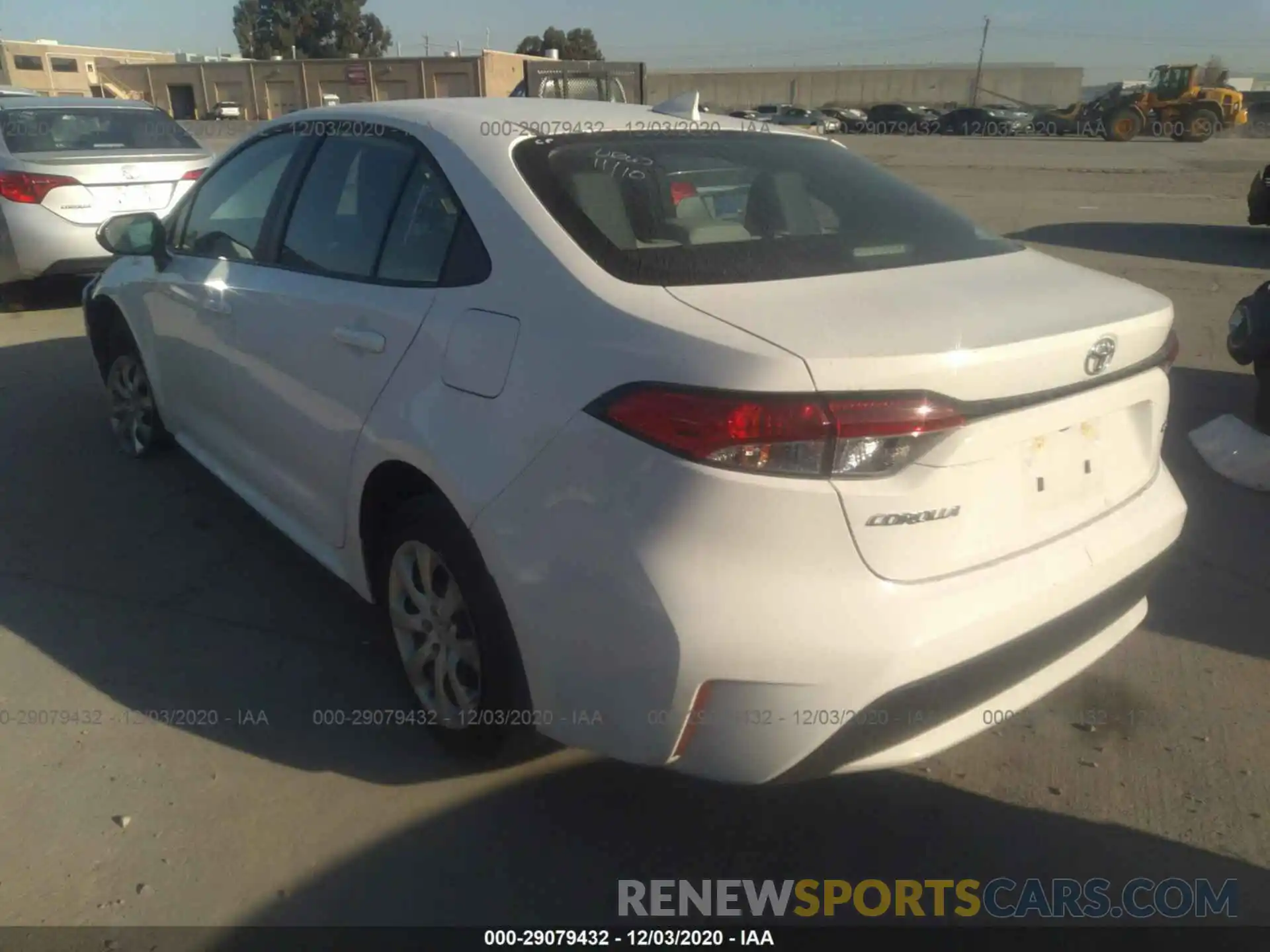 3 Photograph of a damaged car 5YFEPRAE1LP106323 TOYOTA COROLLA 2020