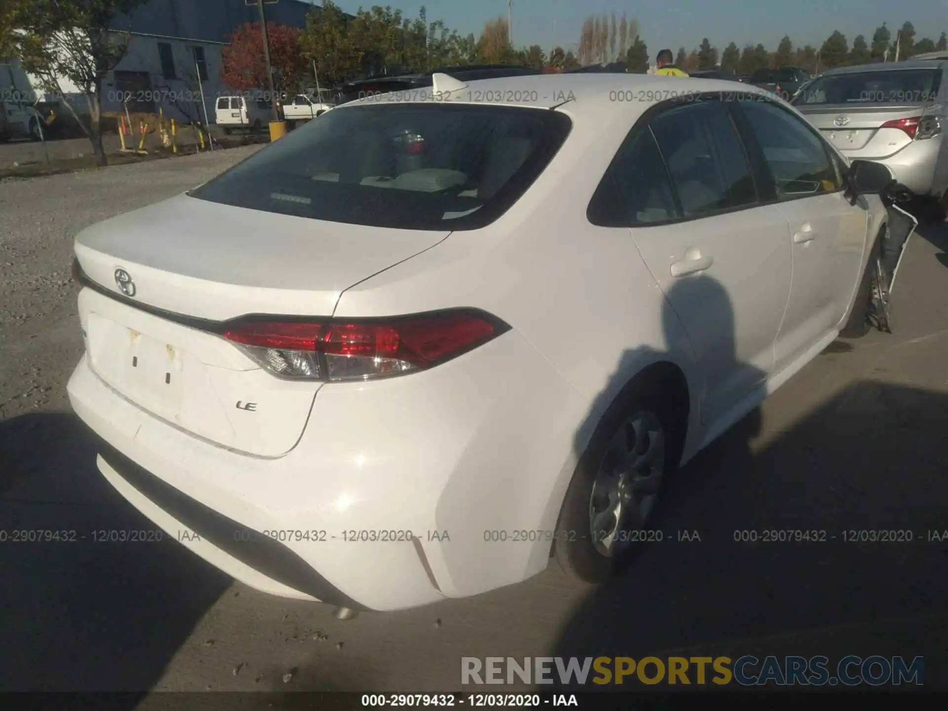 4 Photograph of a damaged car 5YFEPRAE1LP106323 TOYOTA COROLLA 2020