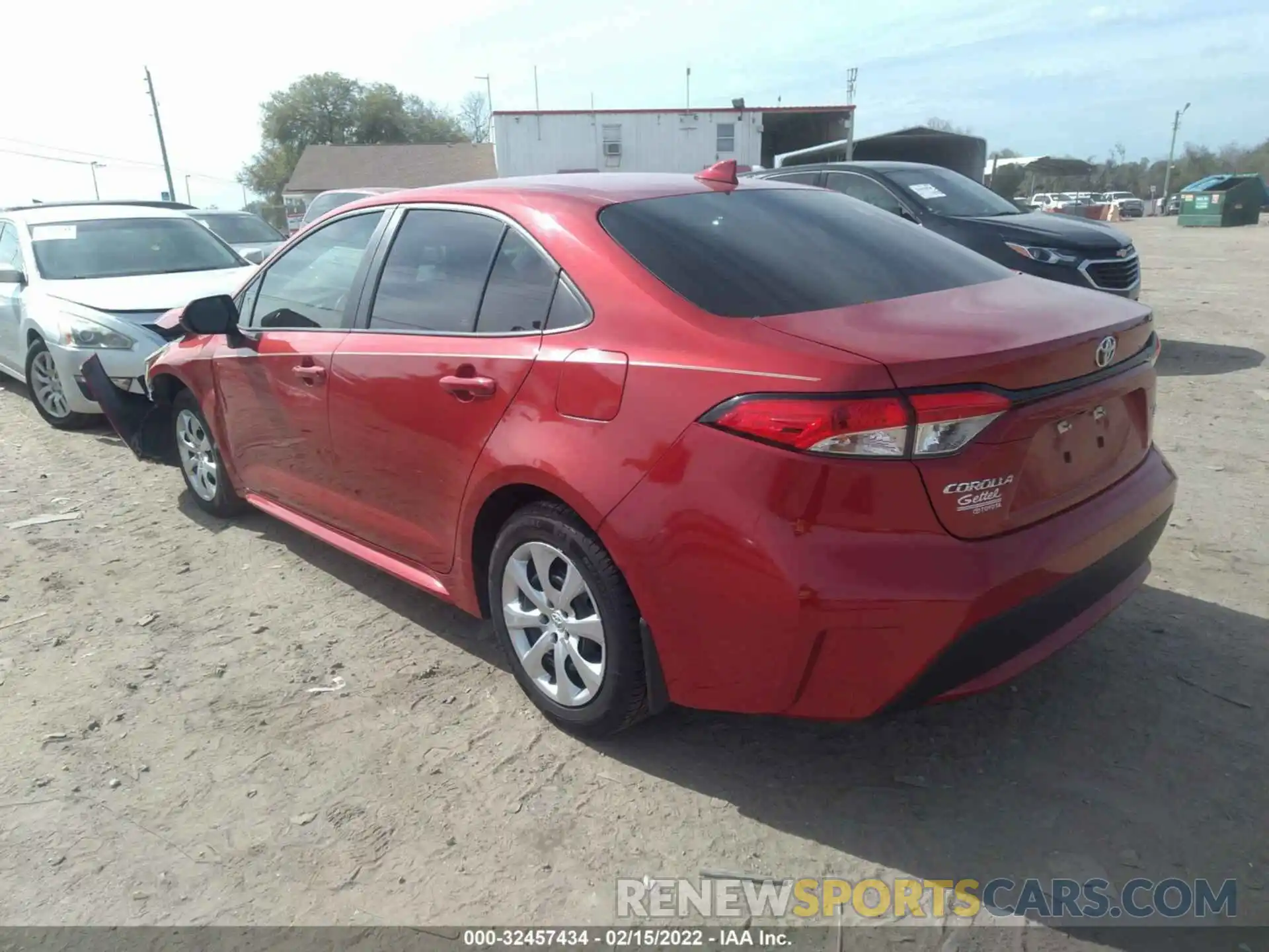 3 Photograph of a damaged car 5YFEPRAE1LP106533 TOYOTA COROLLA 2020