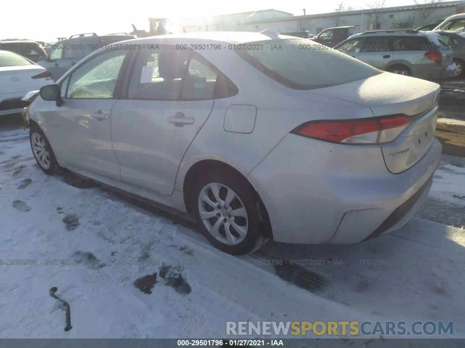 3 Photograph of a damaged car 5YFEPRAE1LP106614 TOYOTA COROLLA 2020