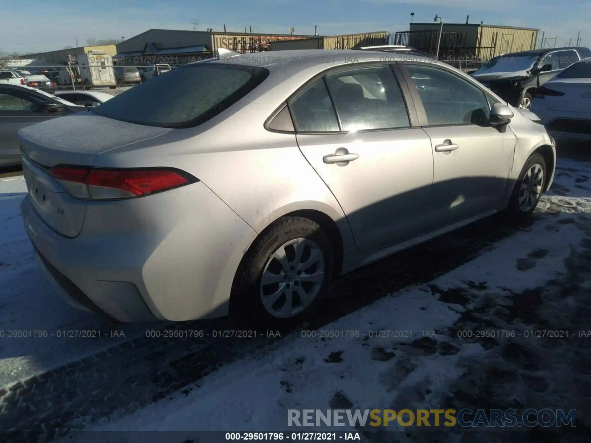 4 Photograph of a damaged car 5YFEPRAE1LP106614 TOYOTA COROLLA 2020