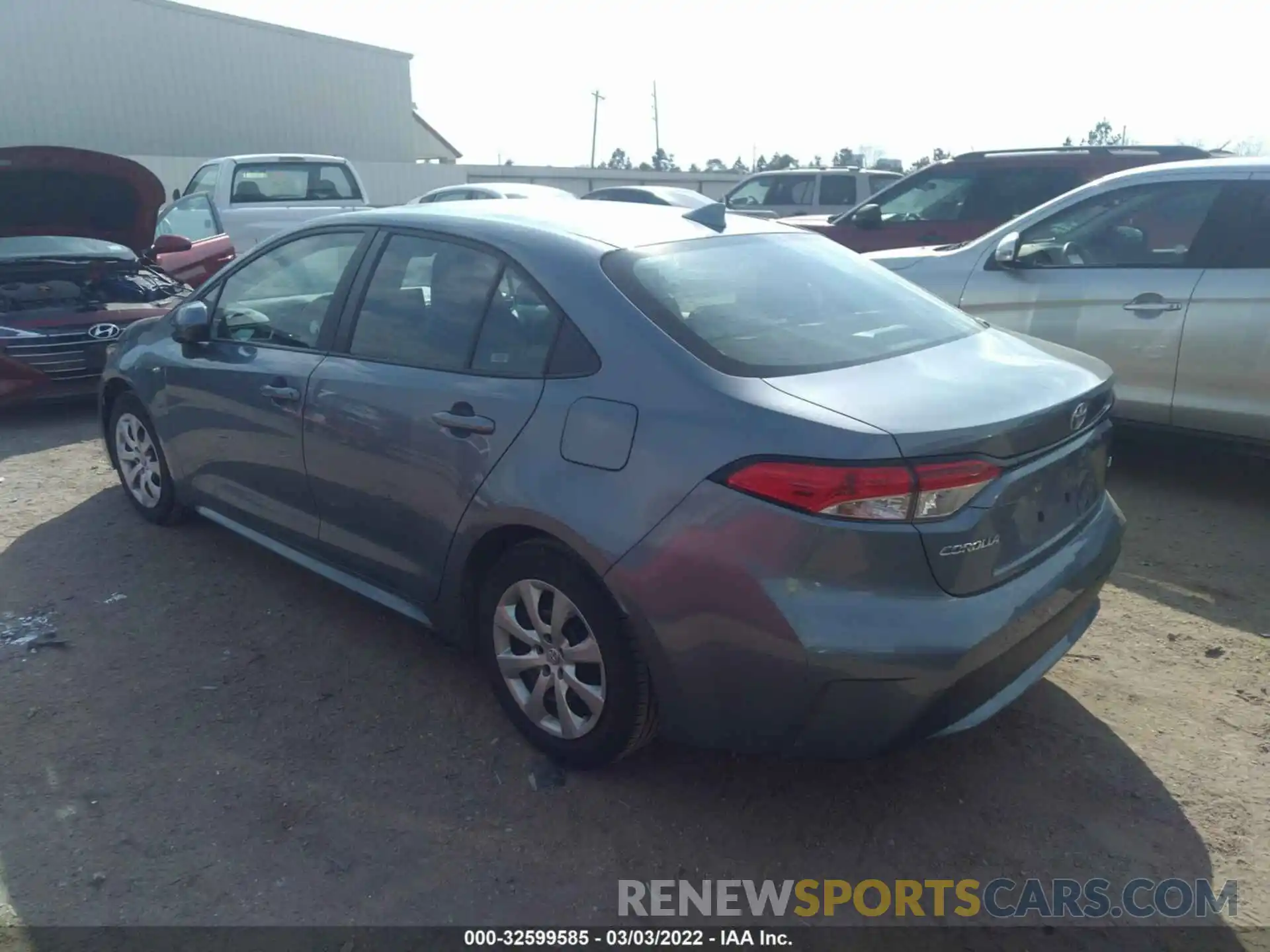 3 Photograph of a damaged car 5YFEPRAE1LP106645 TOYOTA COROLLA 2020