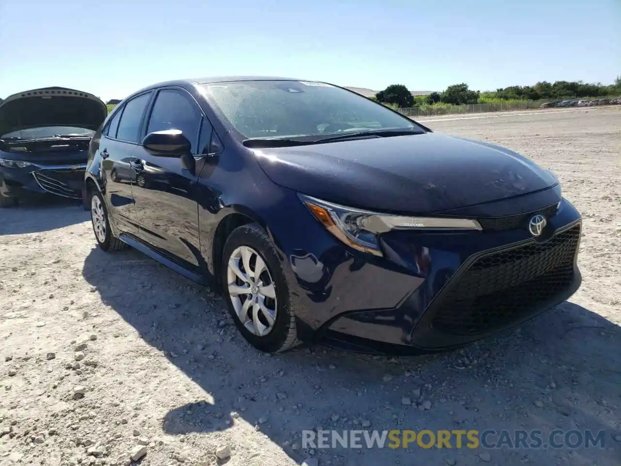 1 Photograph of a damaged car 5YFEPRAE1LP106743 TOYOTA COROLLA 2020