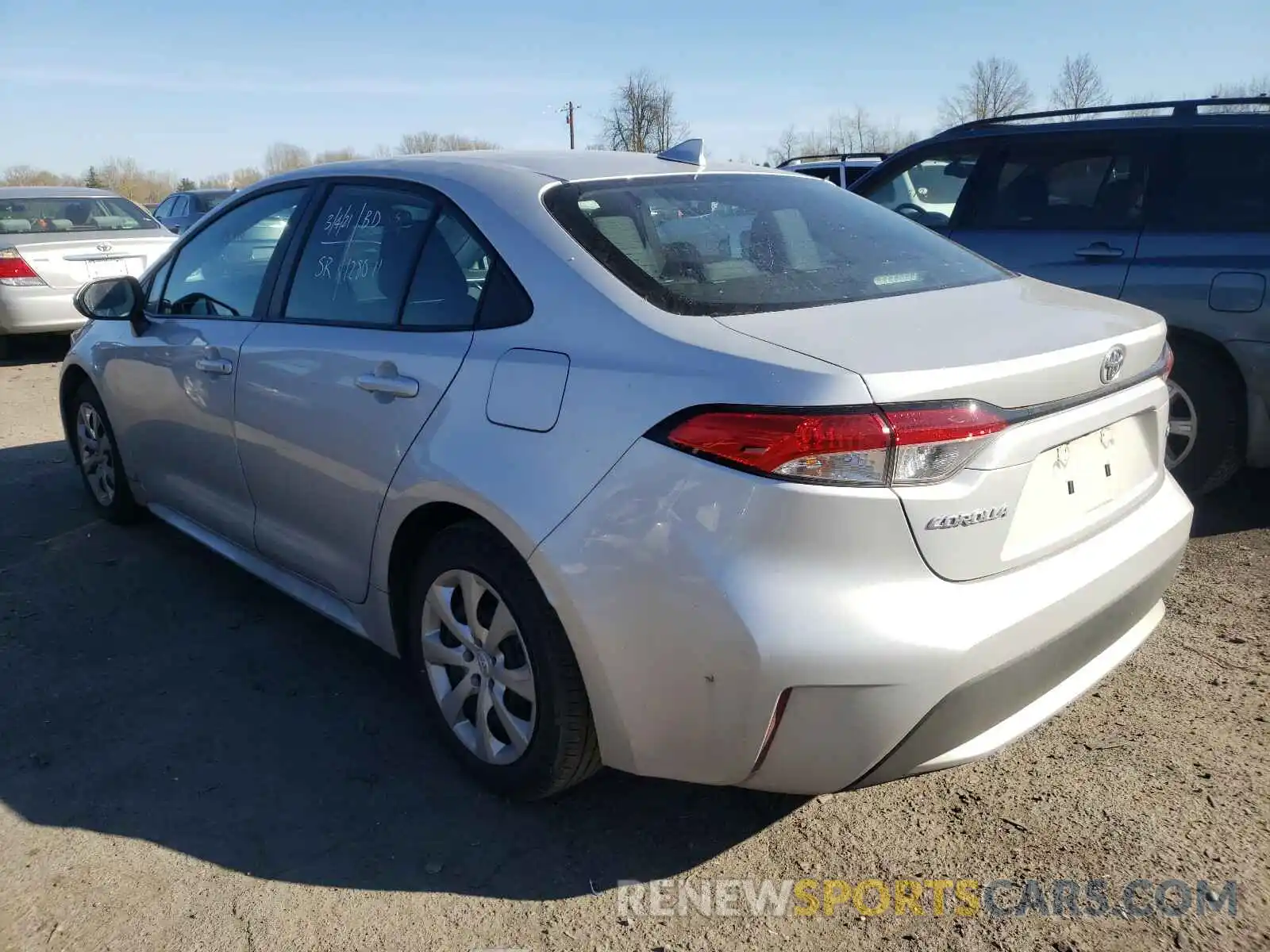 3 Photograph of a damaged car 5YFEPRAE1LP107665 TOYOTA COROLLA 2020