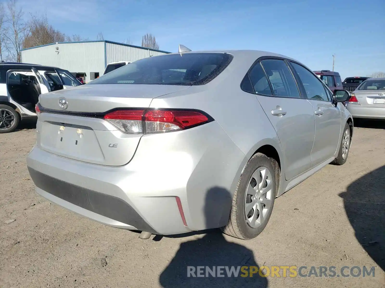 4 Photograph of a damaged car 5YFEPRAE1LP107665 TOYOTA COROLLA 2020