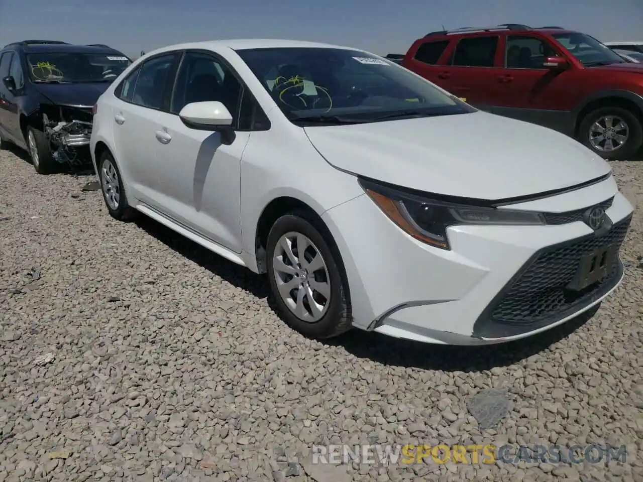 1 Photograph of a damaged car 5YFEPRAE1LP108105 TOYOTA COROLLA 2020