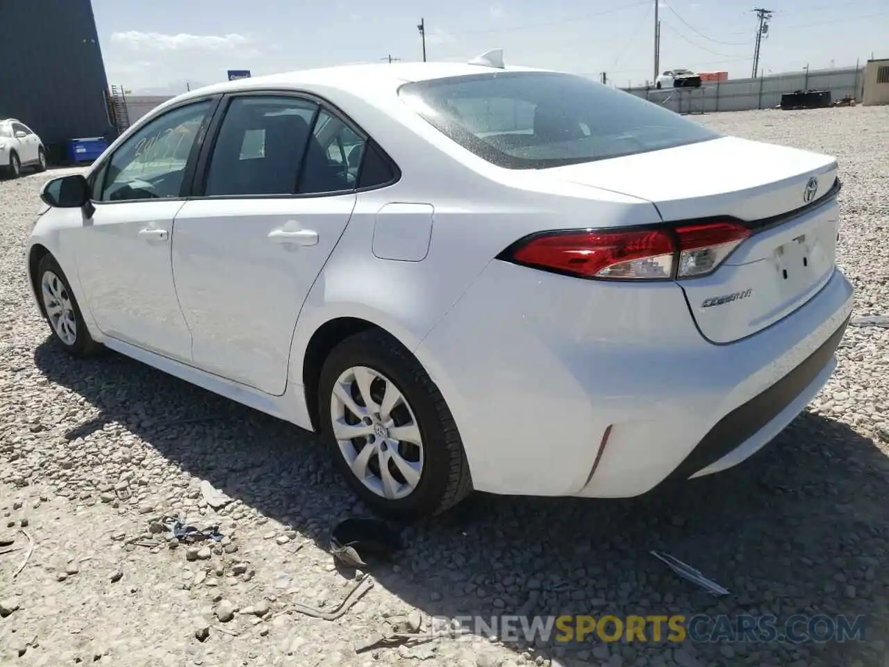 3 Photograph of a damaged car 5YFEPRAE1LP108105 TOYOTA COROLLA 2020