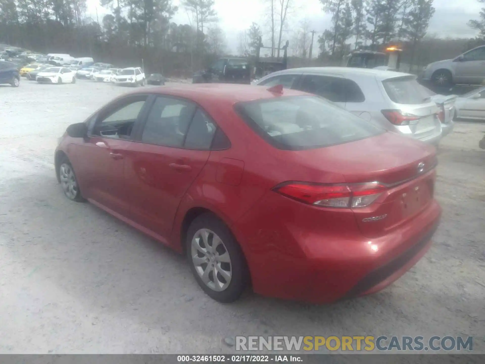 3 Photograph of a damaged car 5YFEPRAE1LP108492 TOYOTA COROLLA 2020