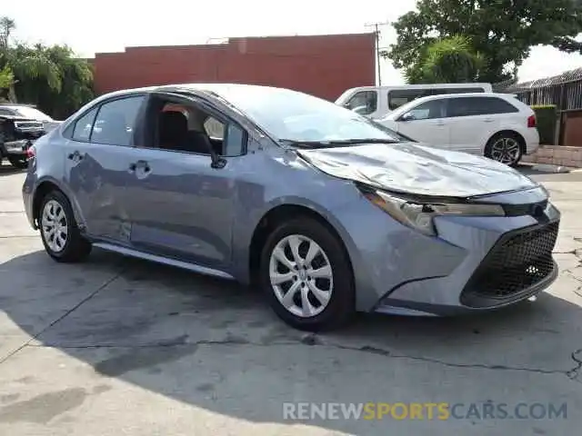 1 Photograph of a damaged car 5YFEPRAE1LP108976 TOYOTA COROLLA 2020