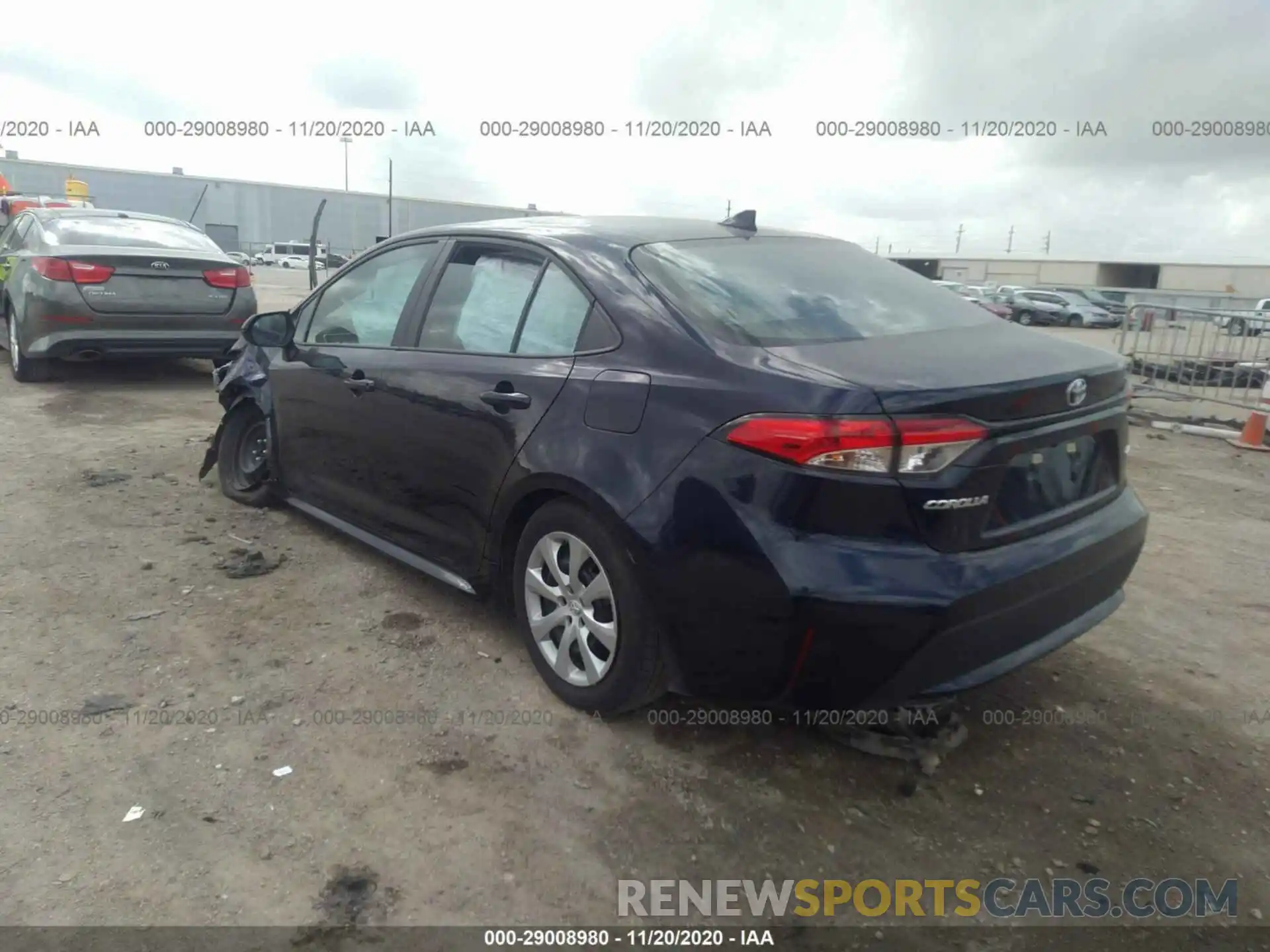 3 Photograph of a damaged car 5YFEPRAE1LP109593 TOYOTA COROLLA 2020