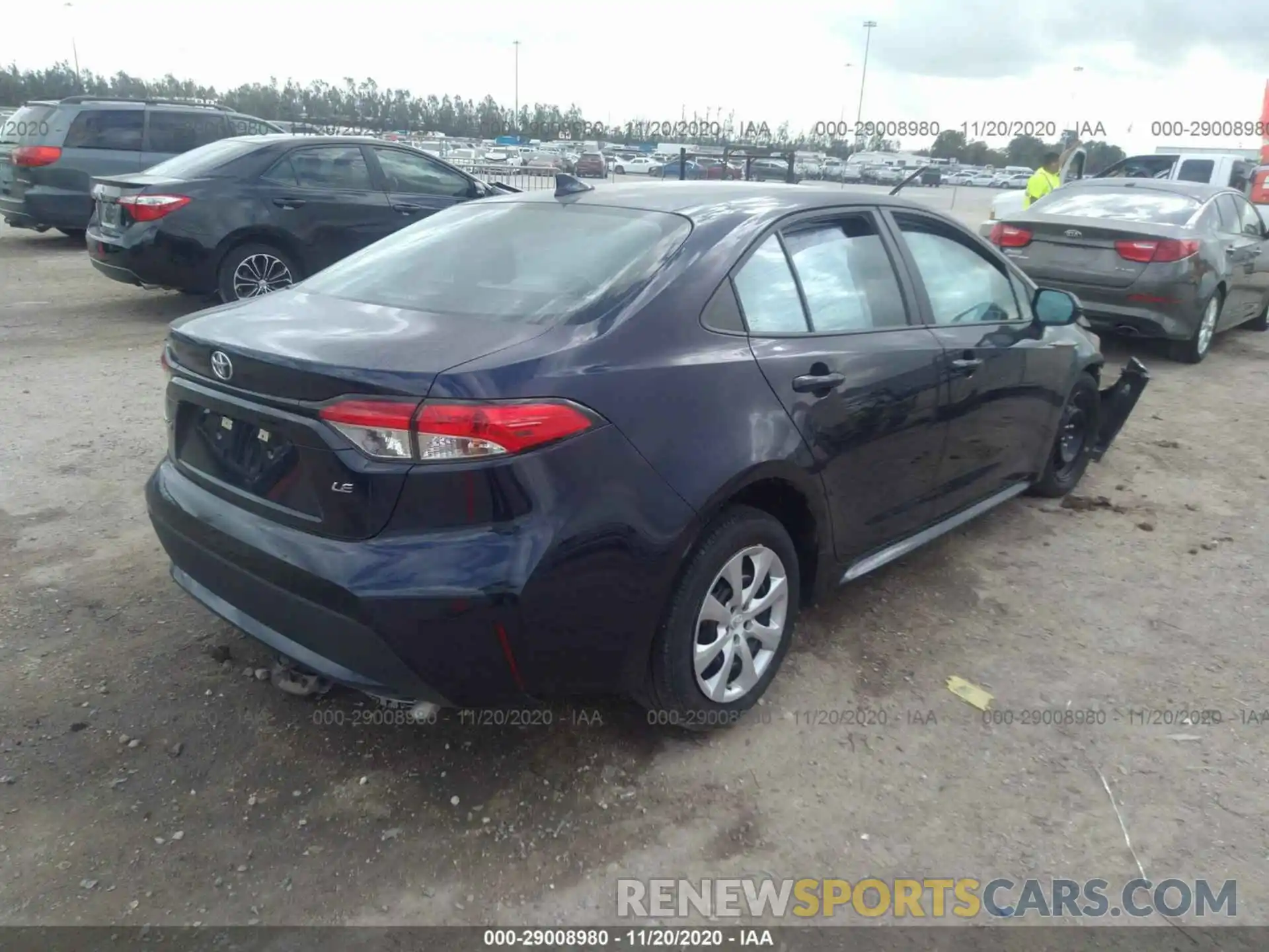 4 Photograph of a damaged car 5YFEPRAE1LP109593 TOYOTA COROLLA 2020