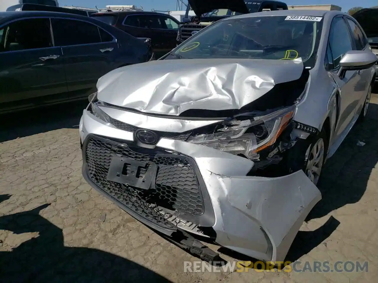 9 Photograph of a damaged car 5YFEPRAE1LP110159 TOYOTA COROLLA 2020