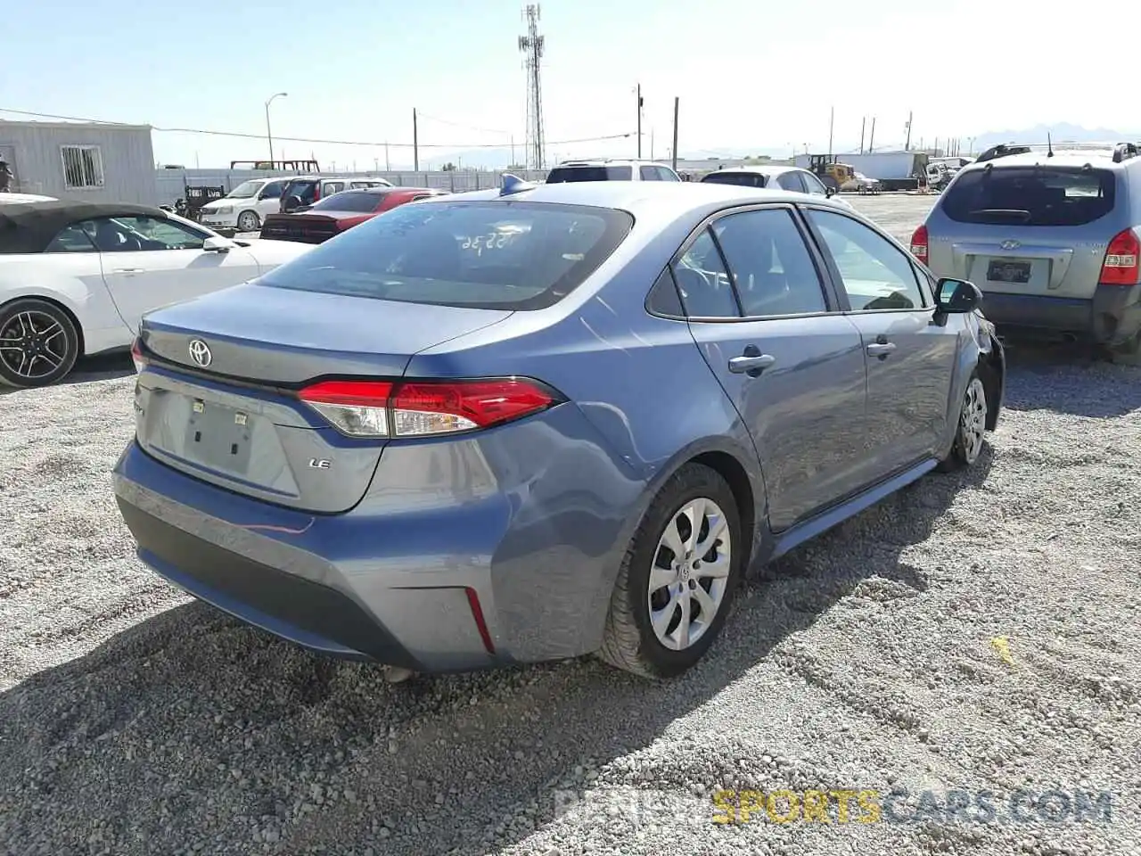 4 Photograph of a damaged car 5YFEPRAE1LP110565 TOYOTA COROLLA 2020