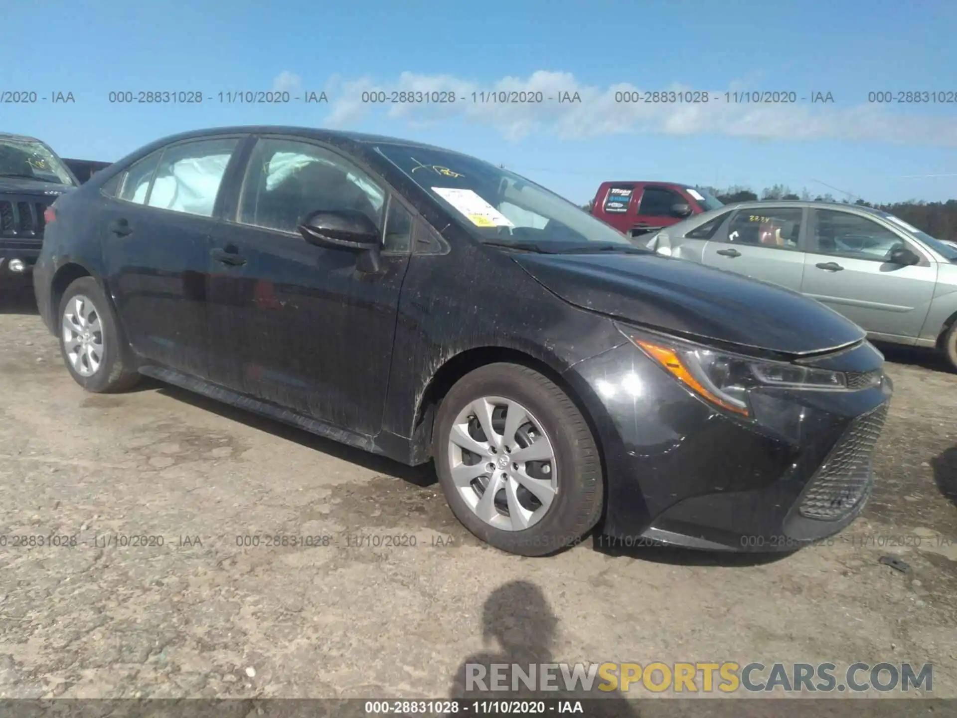 1 Photograph of a damaged car 5YFEPRAE1LP112820 TOYOTA COROLLA 2020