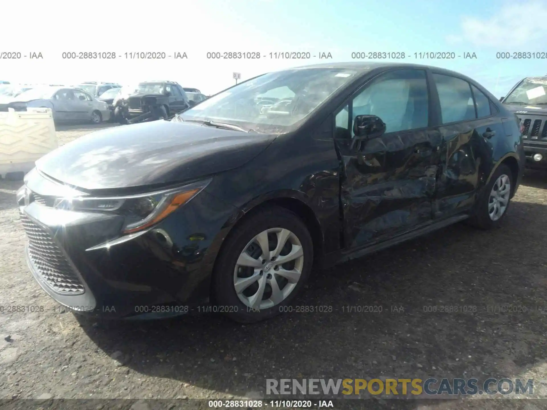 2 Photograph of a damaged car 5YFEPRAE1LP112820 TOYOTA COROLLA 2020