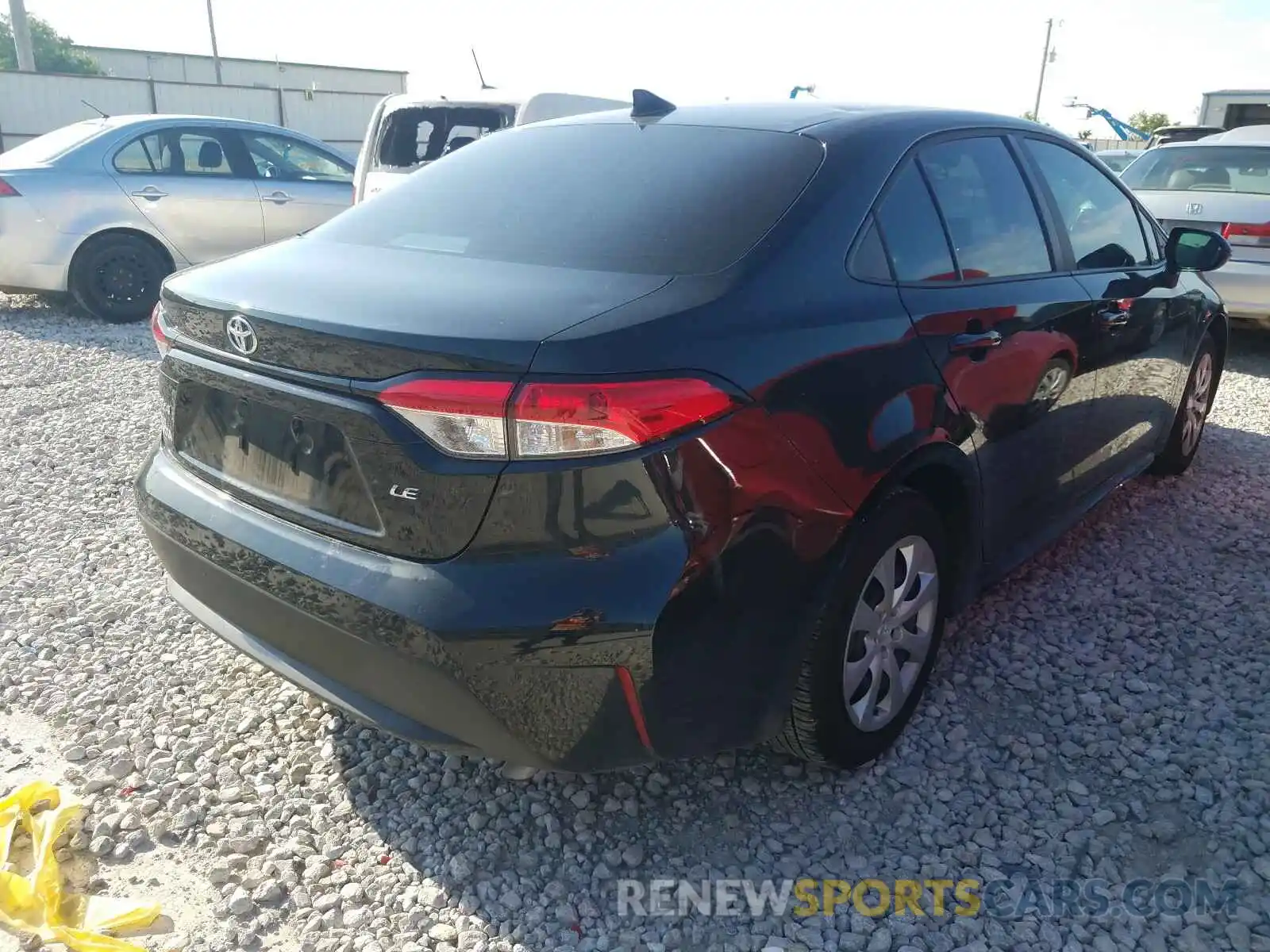 4 Photograph of a damaged car 5YFEPRAE1LP112879 TOYOTA COROLLA 2020