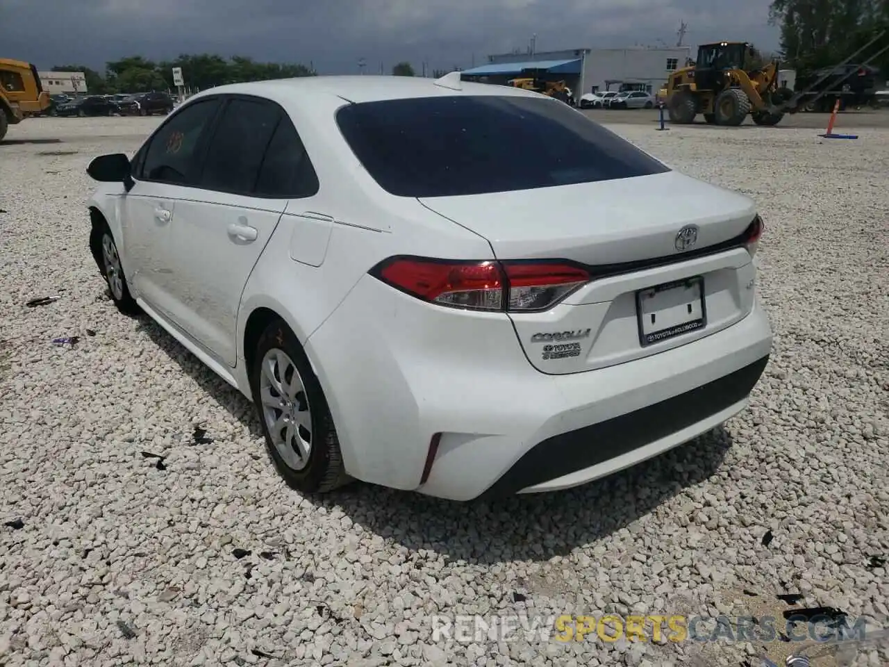 3 Photograph of a damaged car 5YFEPRAE1LP113272 TOYOTA COROLLA 2020