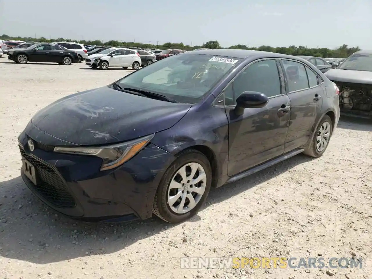 2 Photograph of a damaged car 5YFEPRAE1LP113739 TOYOTA COROLLA 2020