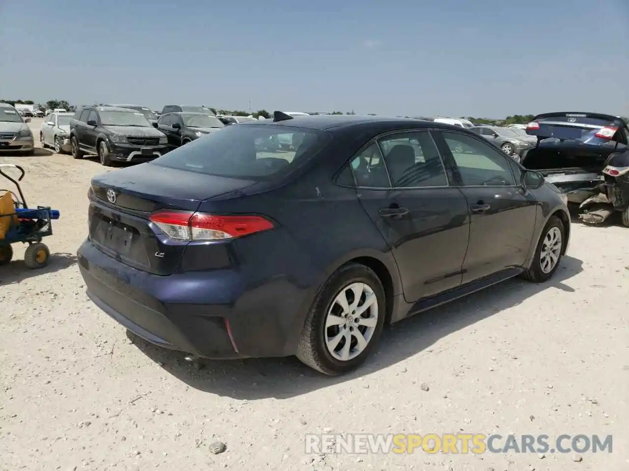 4 Photograph of a damaged car 5YFEPRAE1LP113739 TOYOTA COROLLA 2020