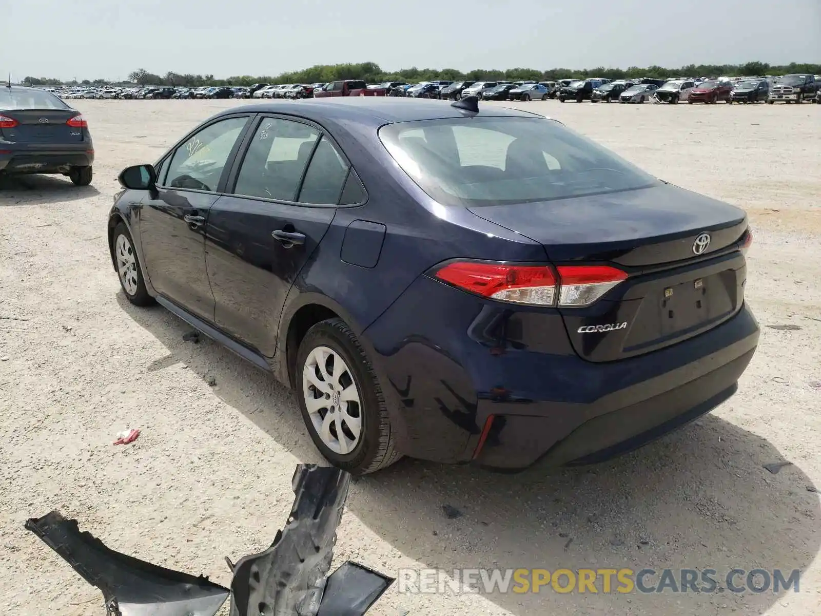 3 Photograph of a damaged car 5YFEPRAE1LP114261 TOYOTA COROLLA 2020