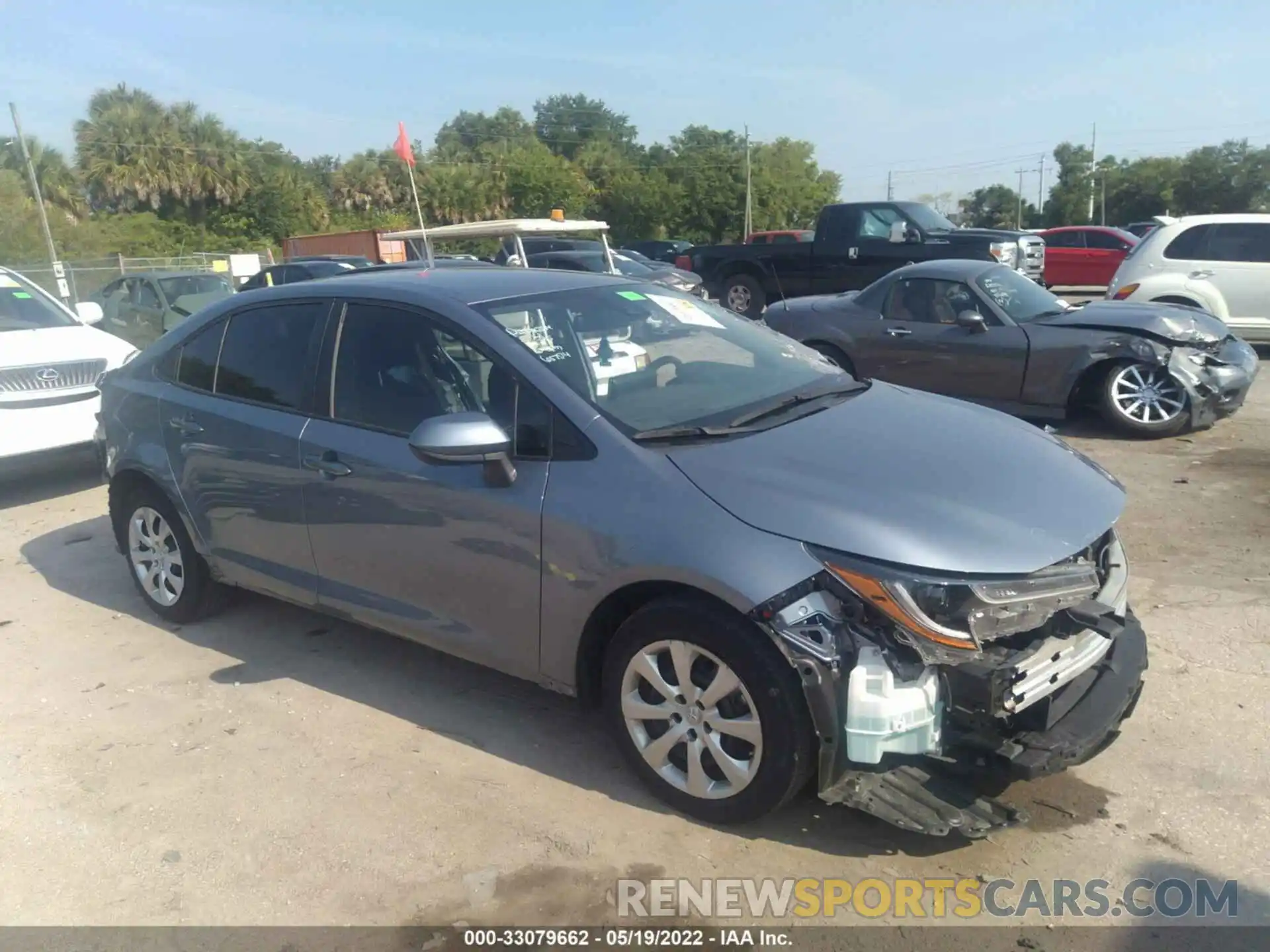 1 Photograph of a damaged car 5YFEPRAE1LP114356 TOYOTA COROLLA 2020