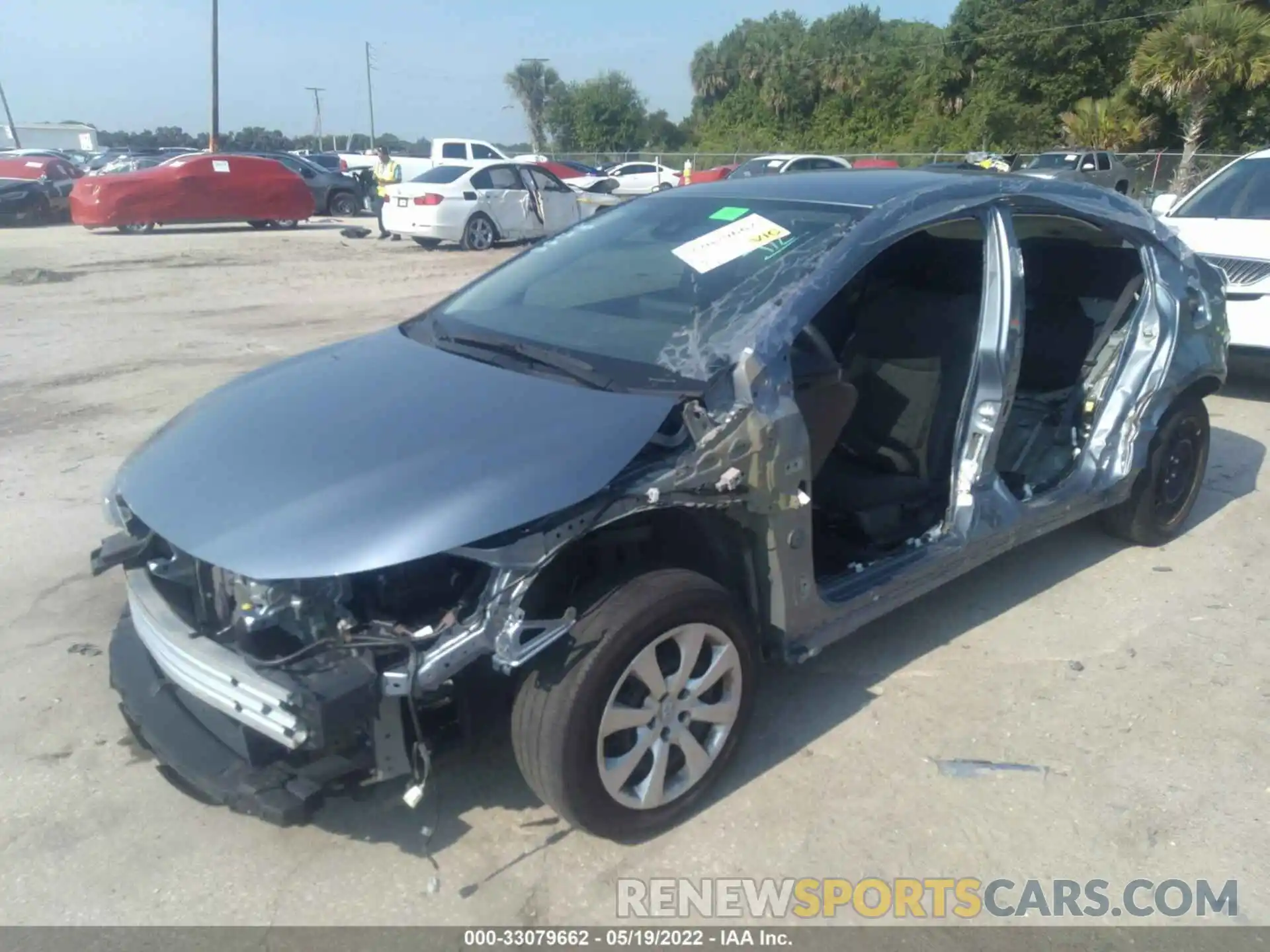 2 Photograph of a damaged car 5YFEPRAE1LP114356 TOYOTA COROLLA 2020