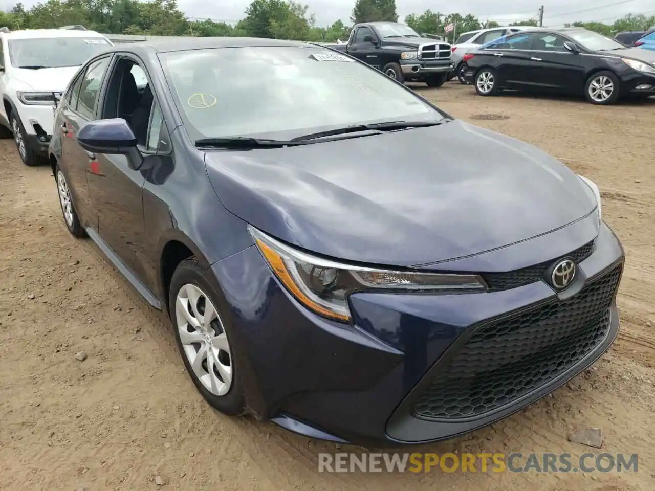 1 Photograph of a damaged car 5YFEPRAE1LP115605 TOYOTA COROLLA 2020