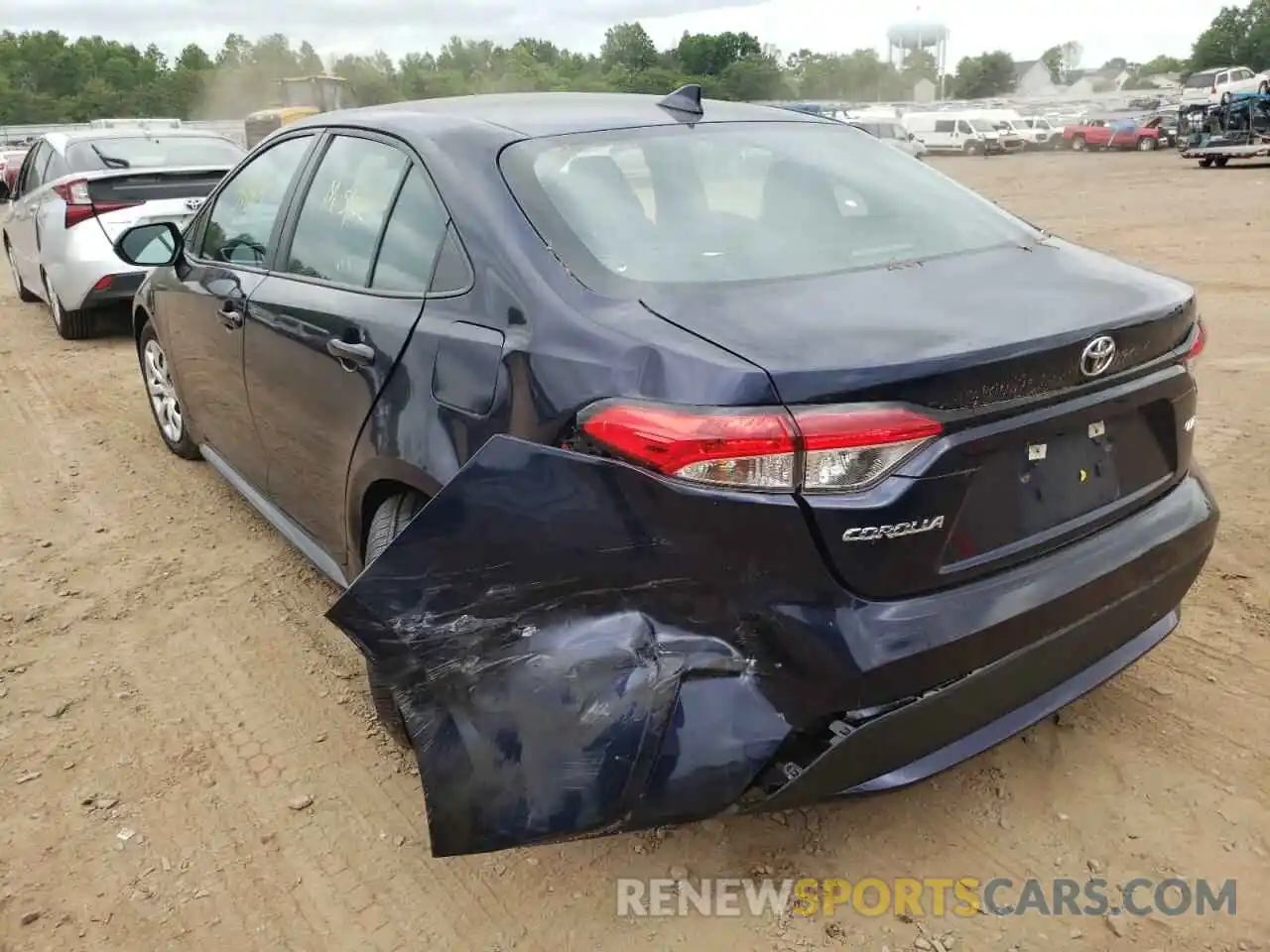 3 Photograph of a damaged car 5YFEPRAE1LP115605 TOYOTA COROLLA 2020