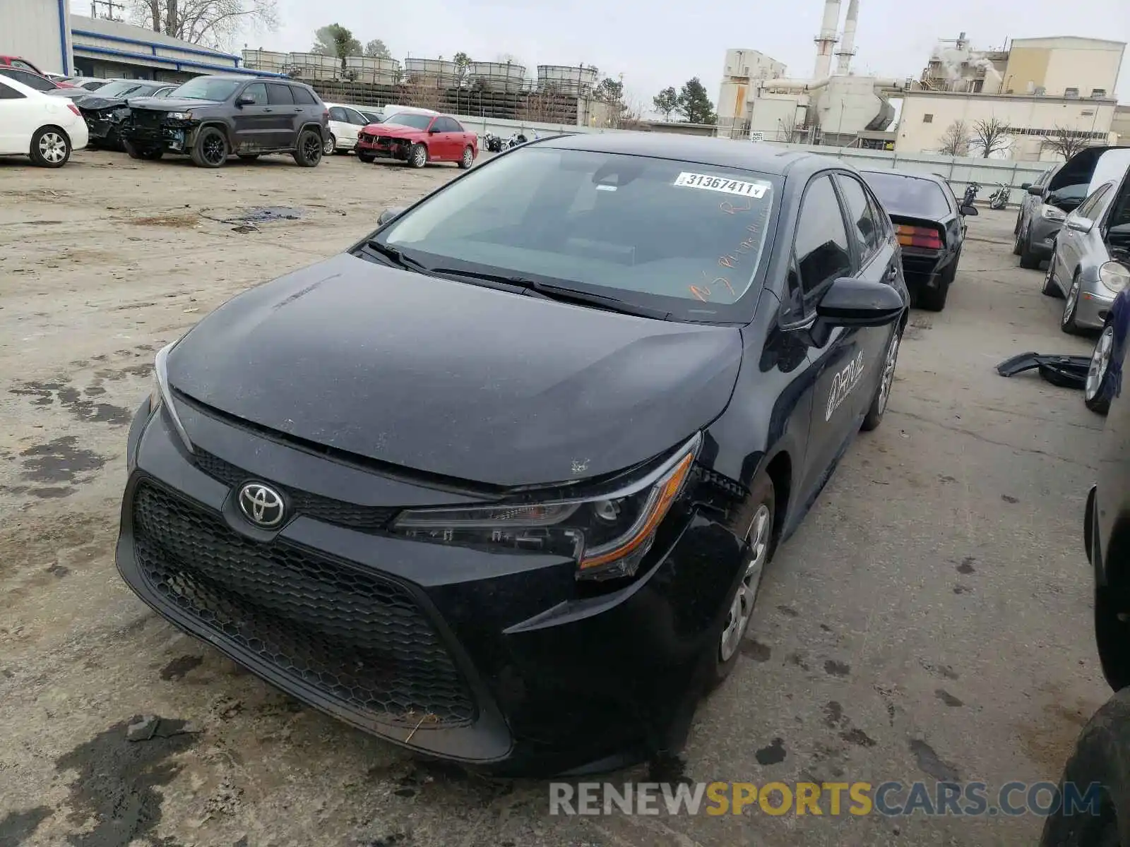 2 Photograph of a damaged car 5YFEPRAE1LP116270 TOYOTA COROLLA 2020