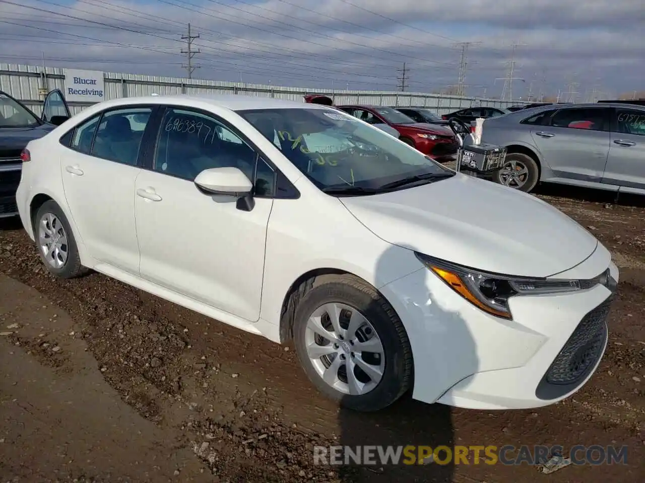 1 Photograph of a damaged car 5YFEPRAE1LP116365 TOYOTA COROLLA 2020