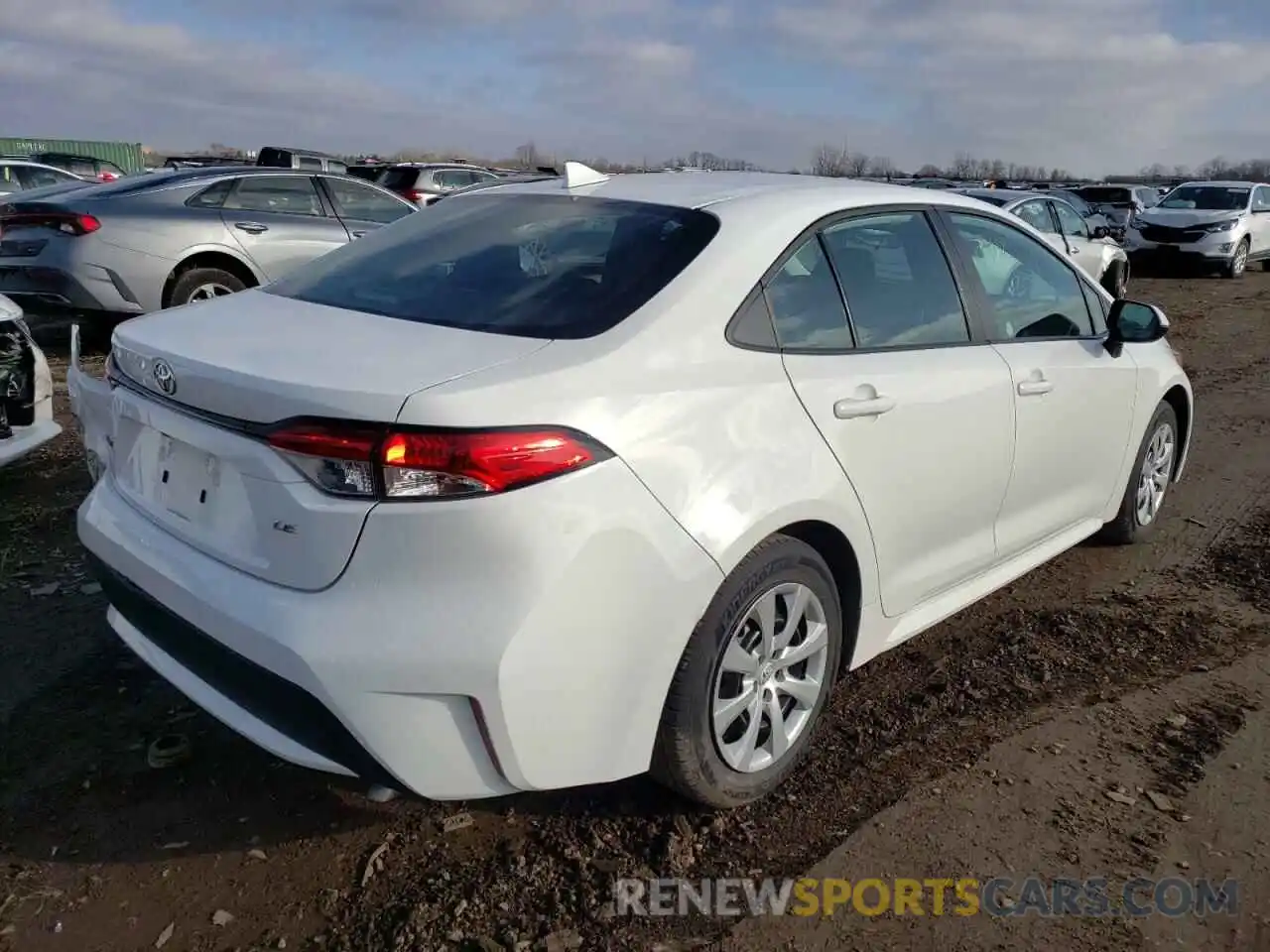 4 Photograph of a damaged car 5YFEPRAE1LP116365 TOYOTA COROLLA 2020