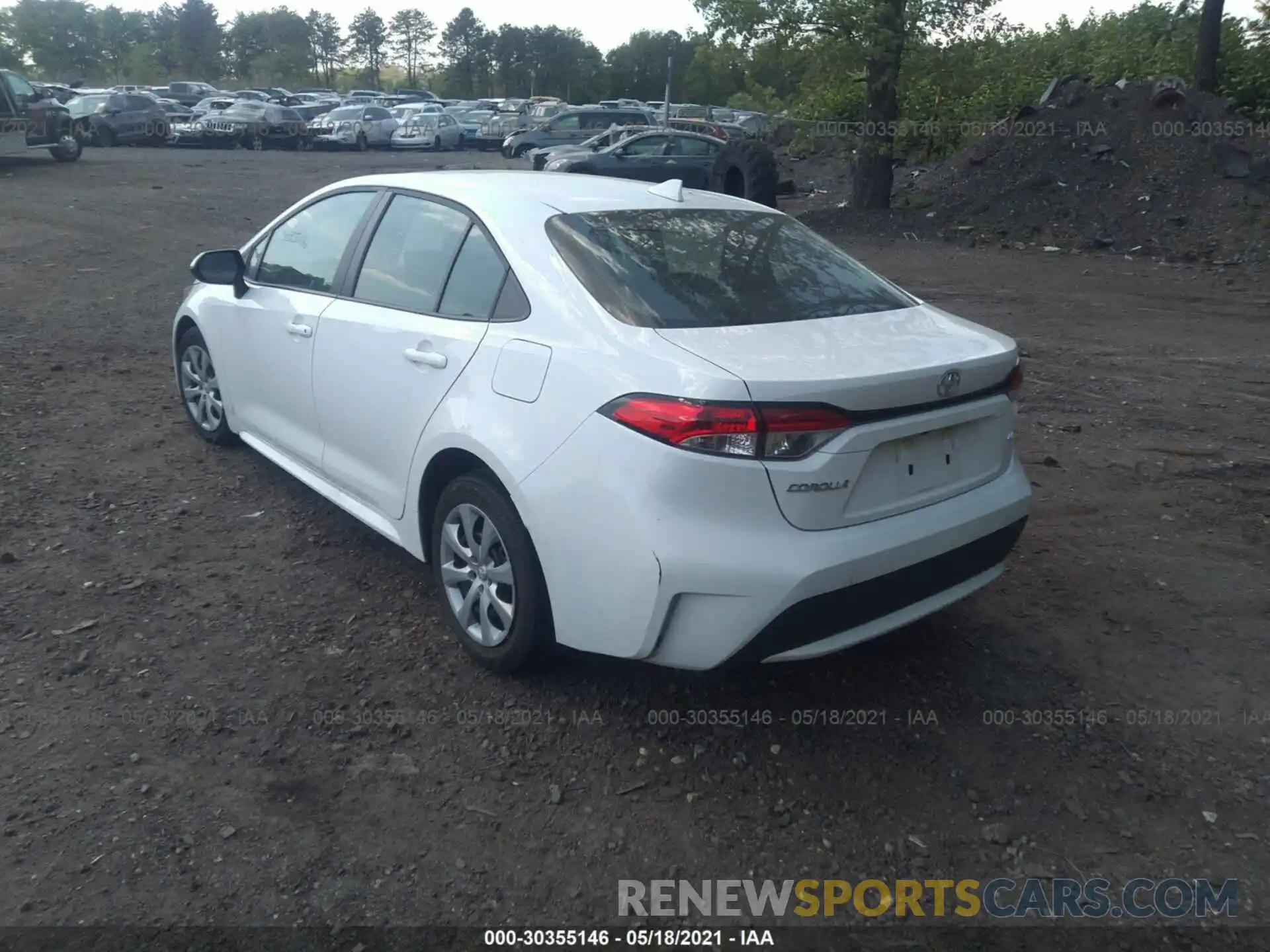 3 Photograph of a damaged car 5YFEPRAE1LP116530 TOYOTA COROLLA 2020