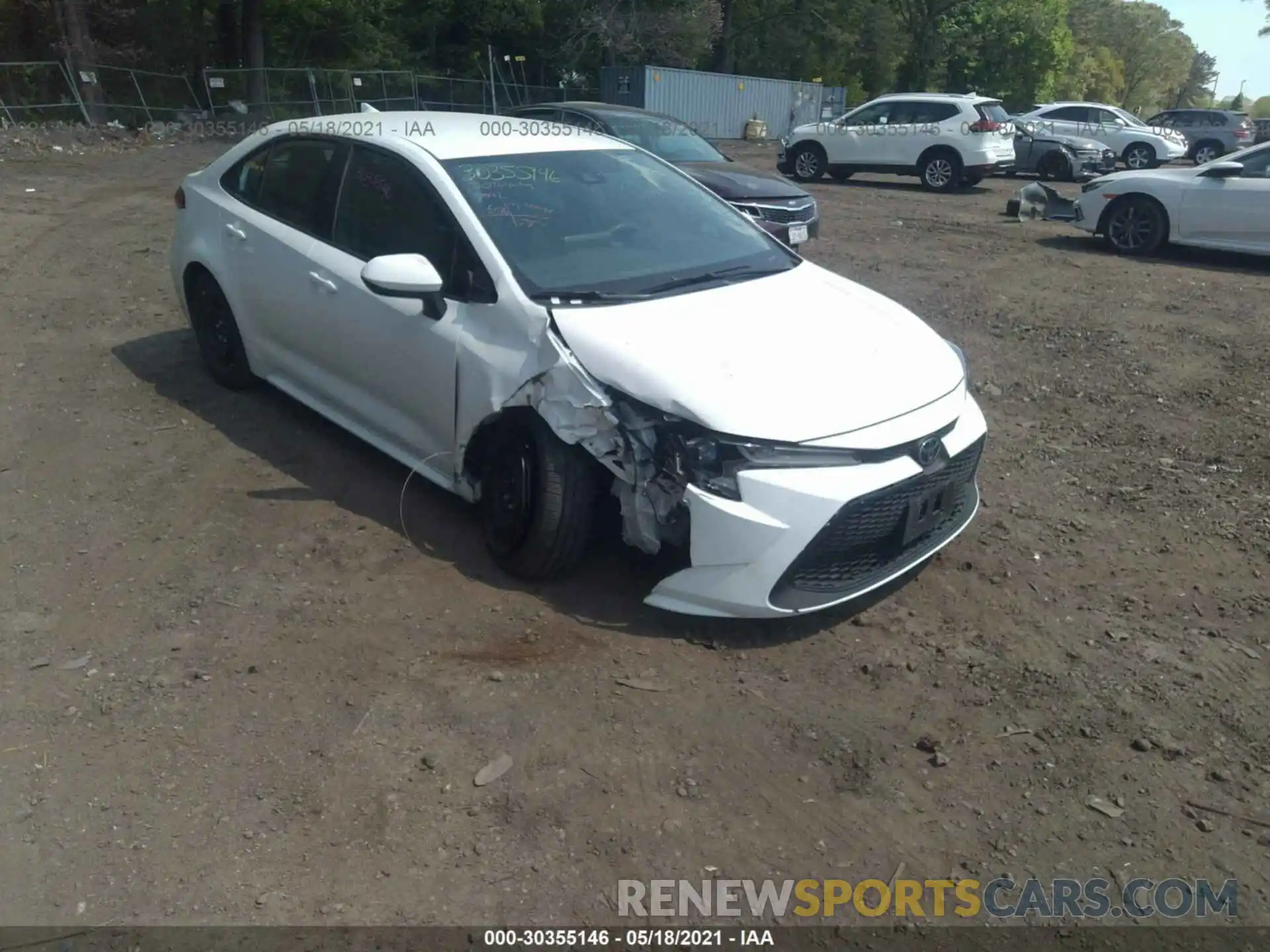 6 Photograph of a damaged car 5YFEPRAE1LP116530 TOYOTA COROLLA 2020