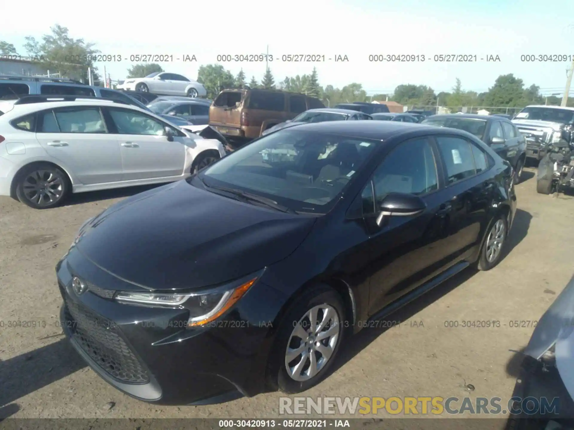 2 Photograph of a damaged car 5YFEPRAE1LP116740 TOYOTA COROLLA 2020