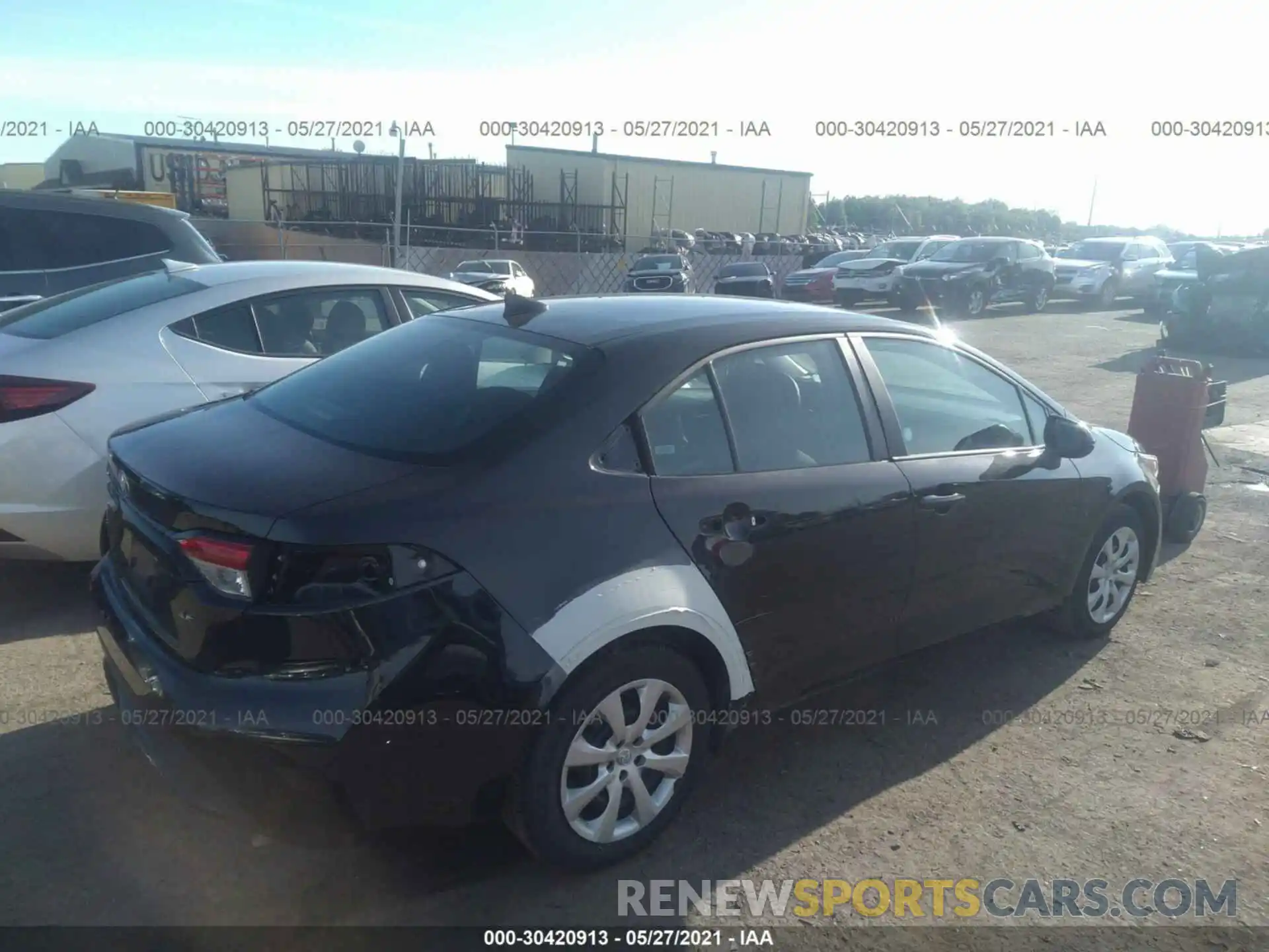 4 Photograph of a damaged car 5YFEPRAE1LP116740 TOYOTA COROLLA 2020