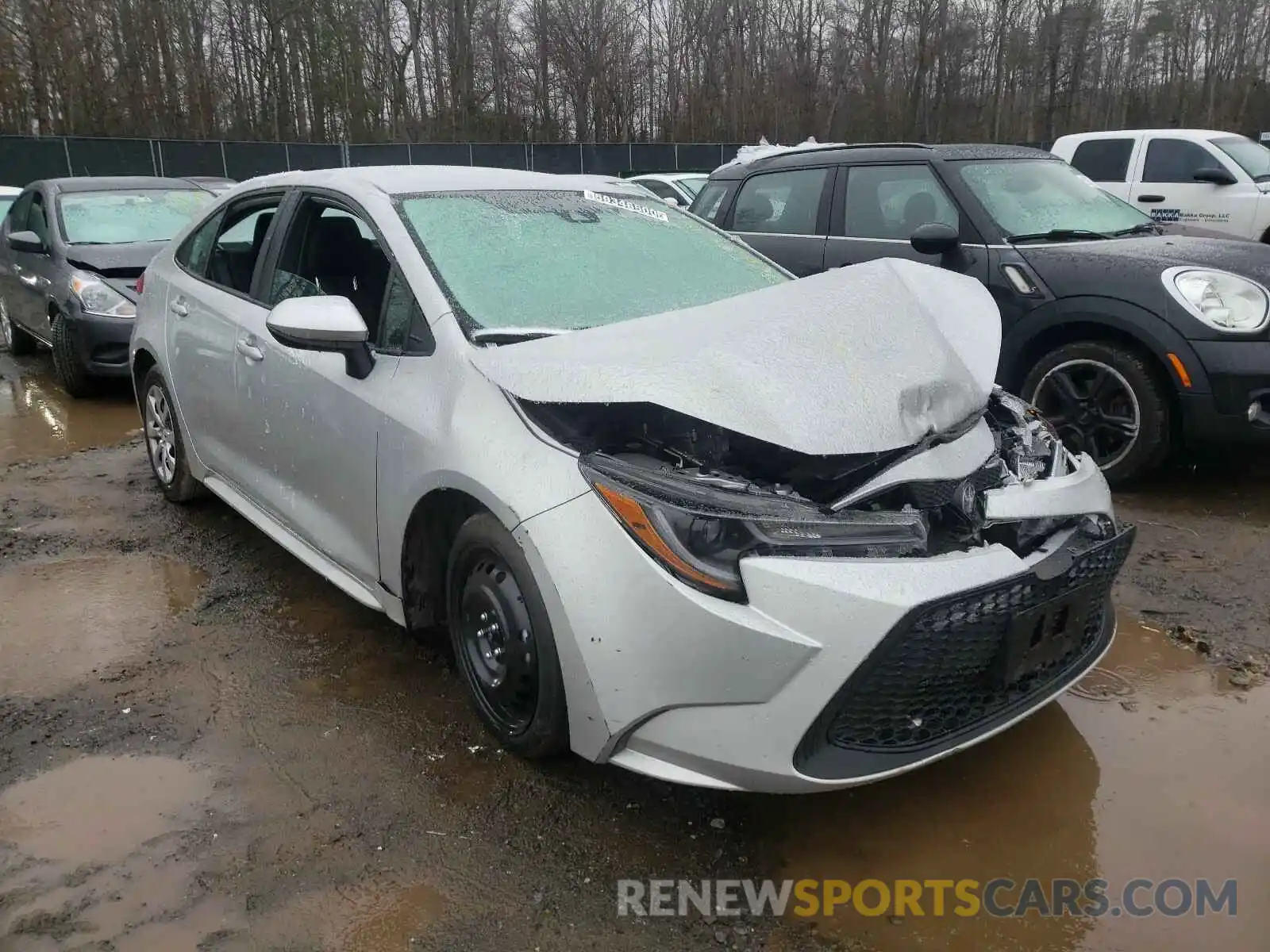 1 Photograph of a damaged car 5YFEPRAE1LP117077 TOYOTA COROLLA 2020