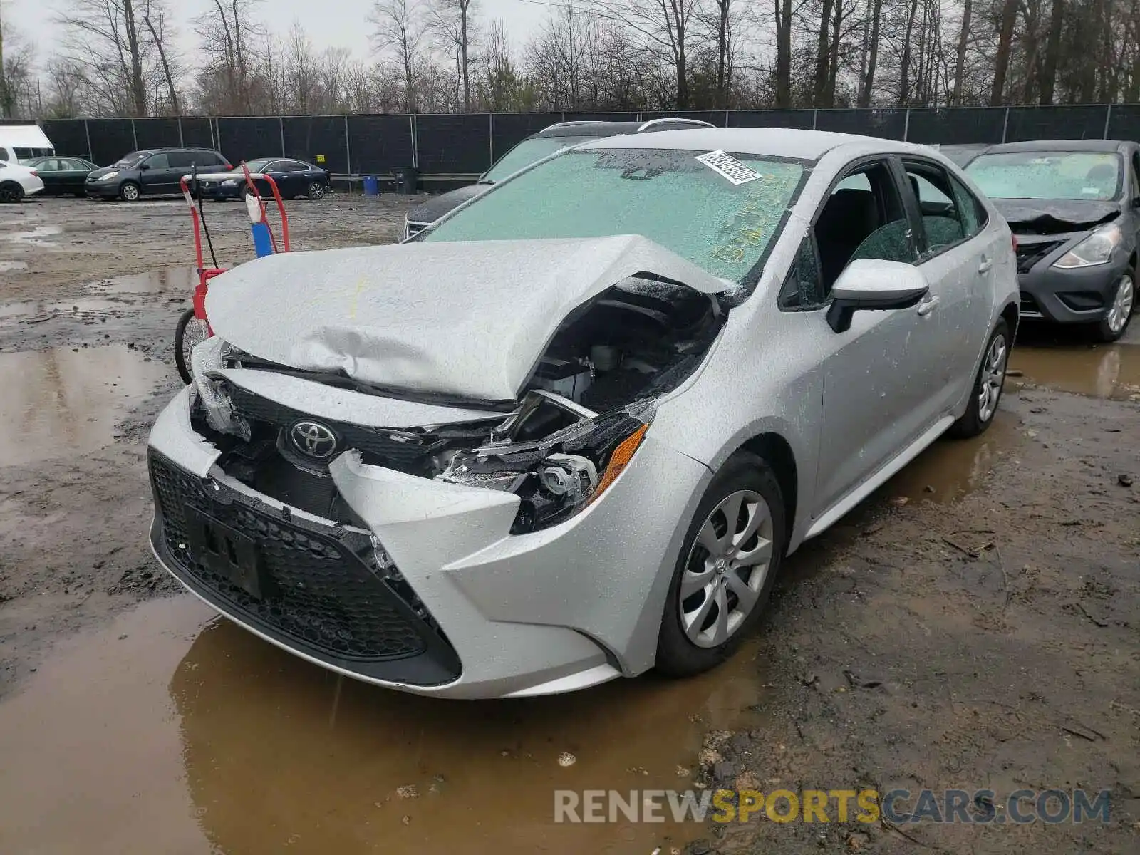 2 Photograph of a damaged car 5YFEPRAE1LP117077 TOYOTA COROLLA 2020