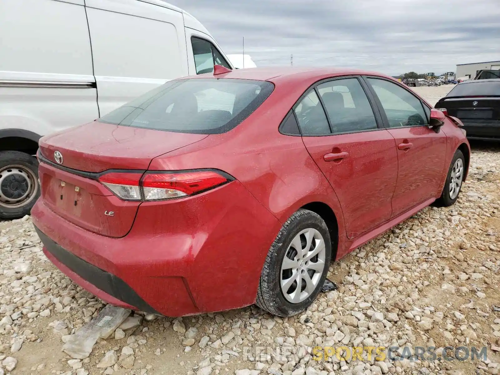 4 Photograph of a damaged car 5YFEPRAE1LP117631 TOYOTA COROLLA 2020